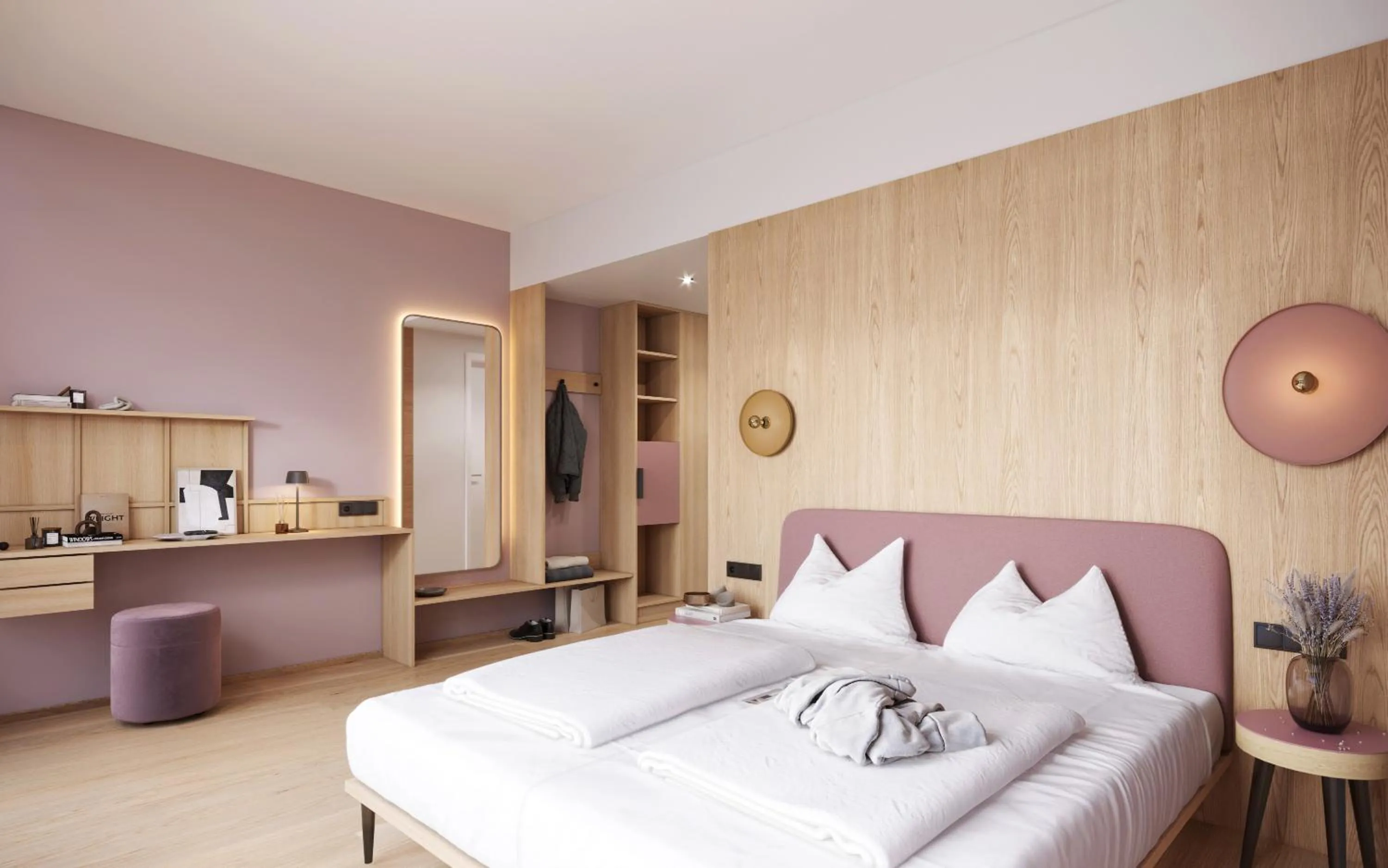 Bedroom, Bed in Hotel Mühlenerhof