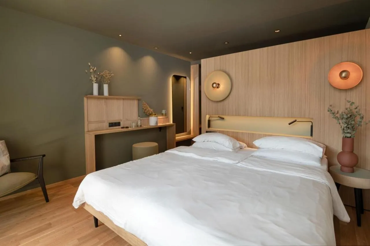 Bed in Hotel Mühlenerhof