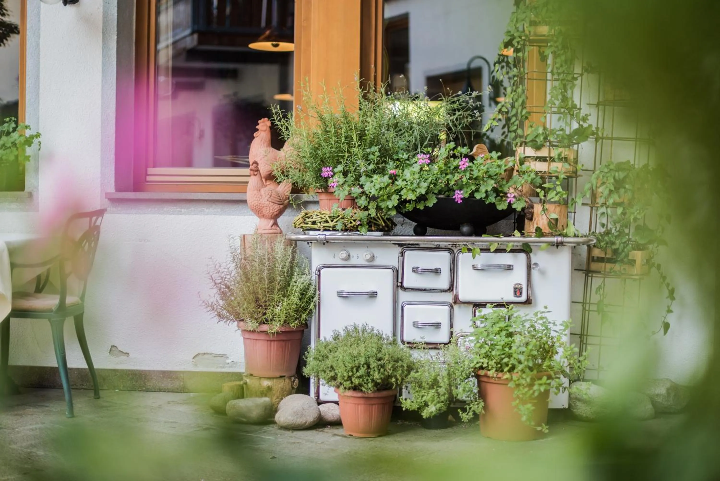 Decorative detail in Hotel Mühlenerhof