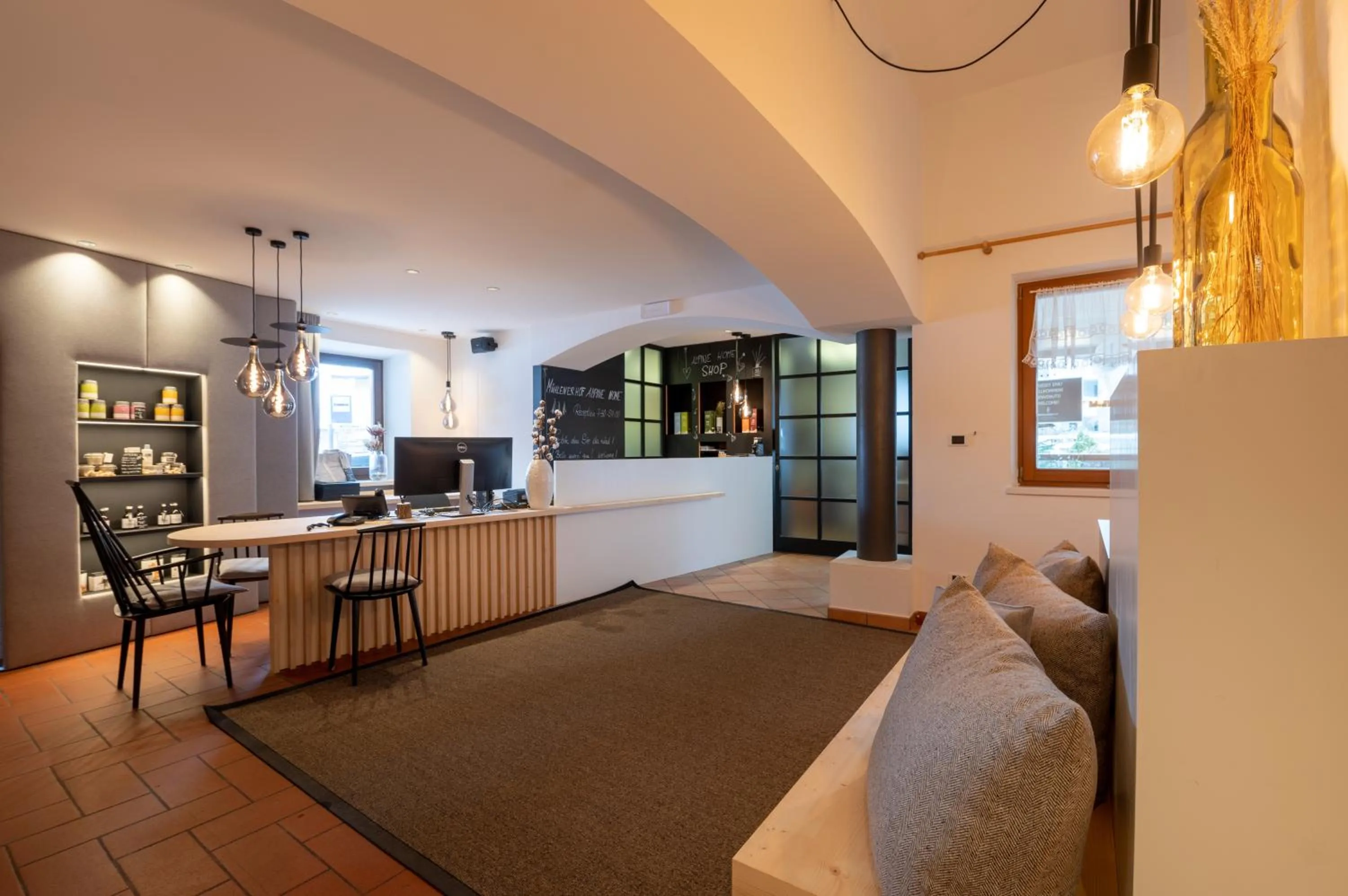 Lobby or reception in Hotel Mühlenerhof