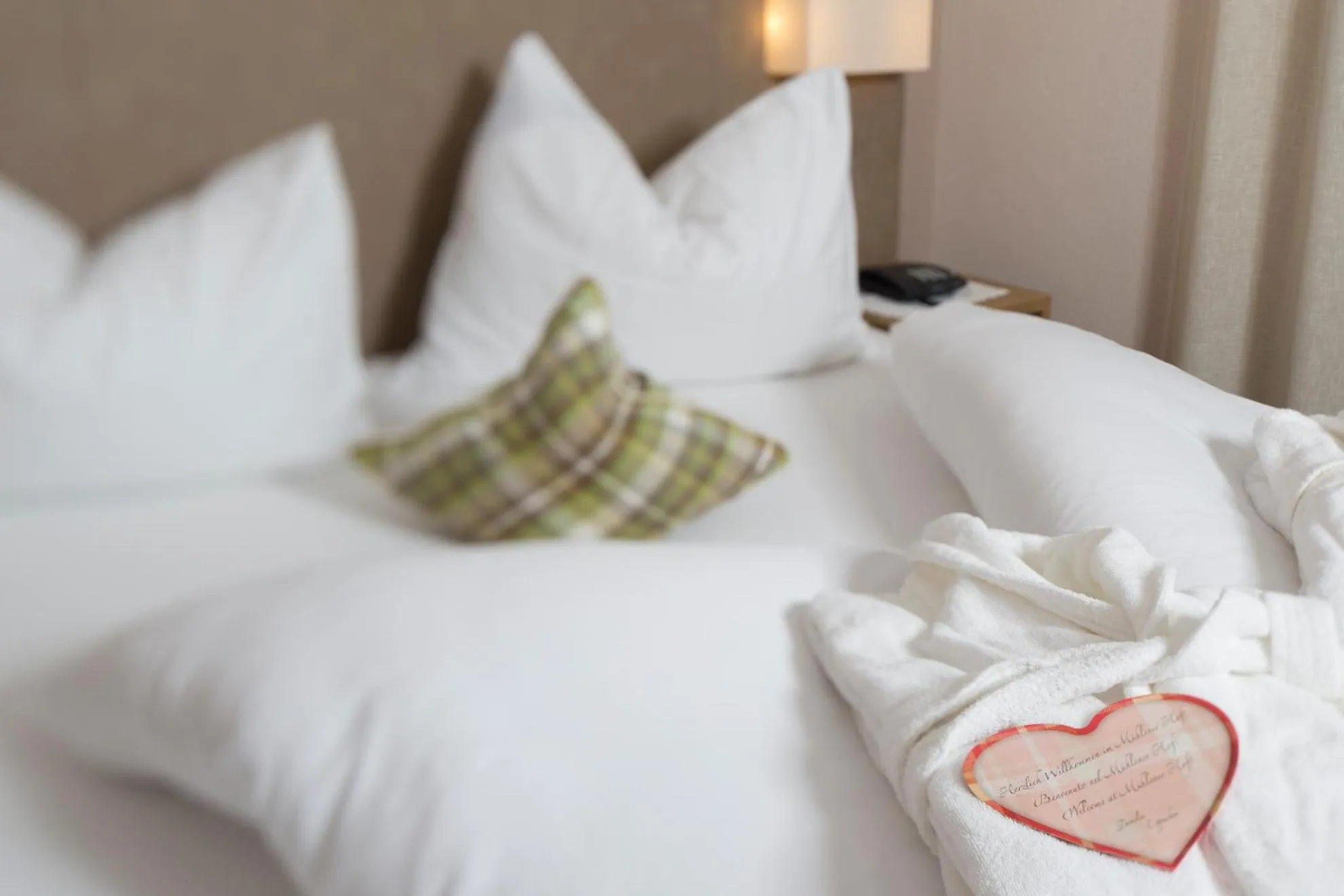 Bed in Hotel Mühlenerhof