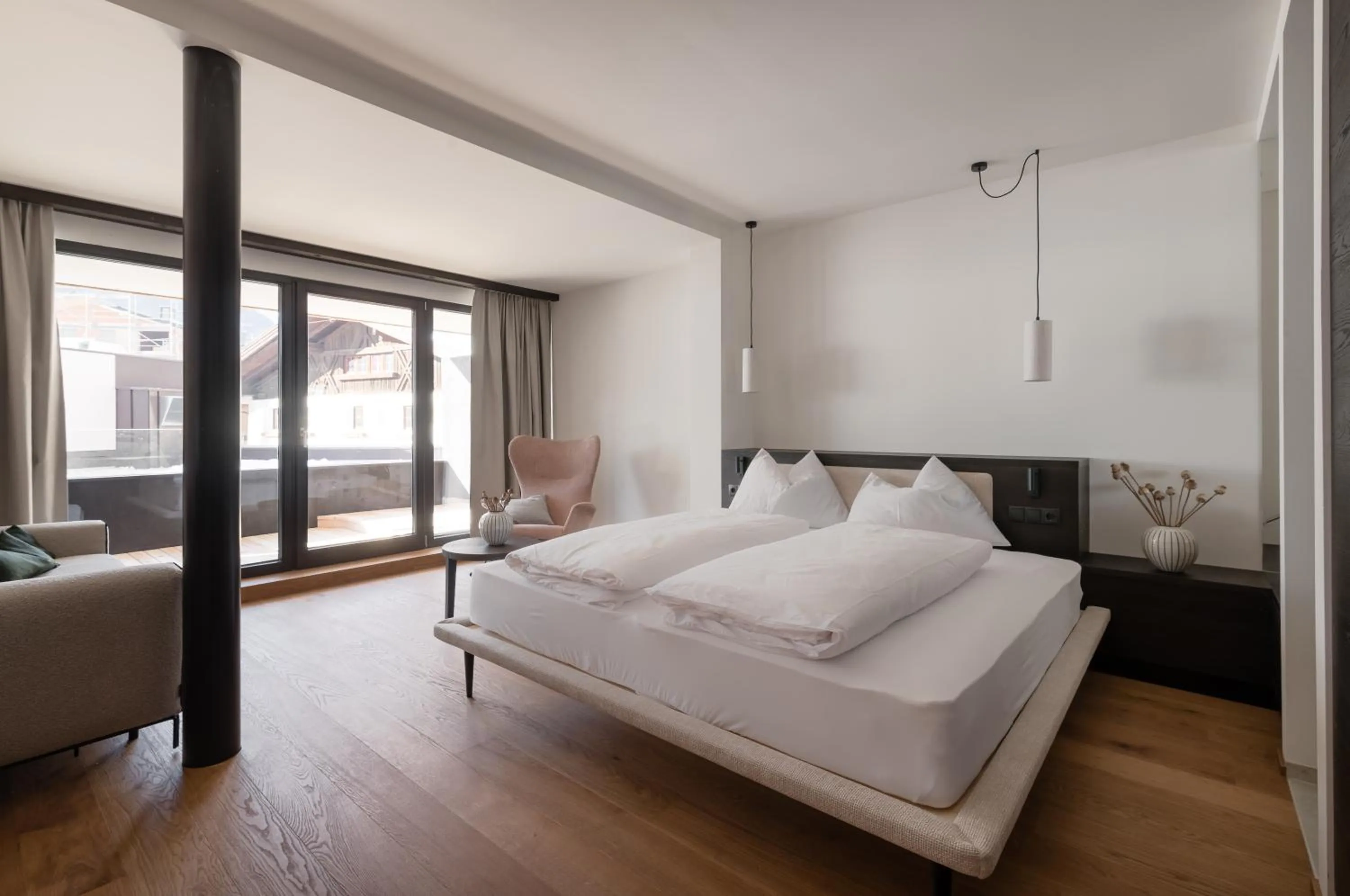 Photo of the whole room, Bed in Hotel Mühlenerhof