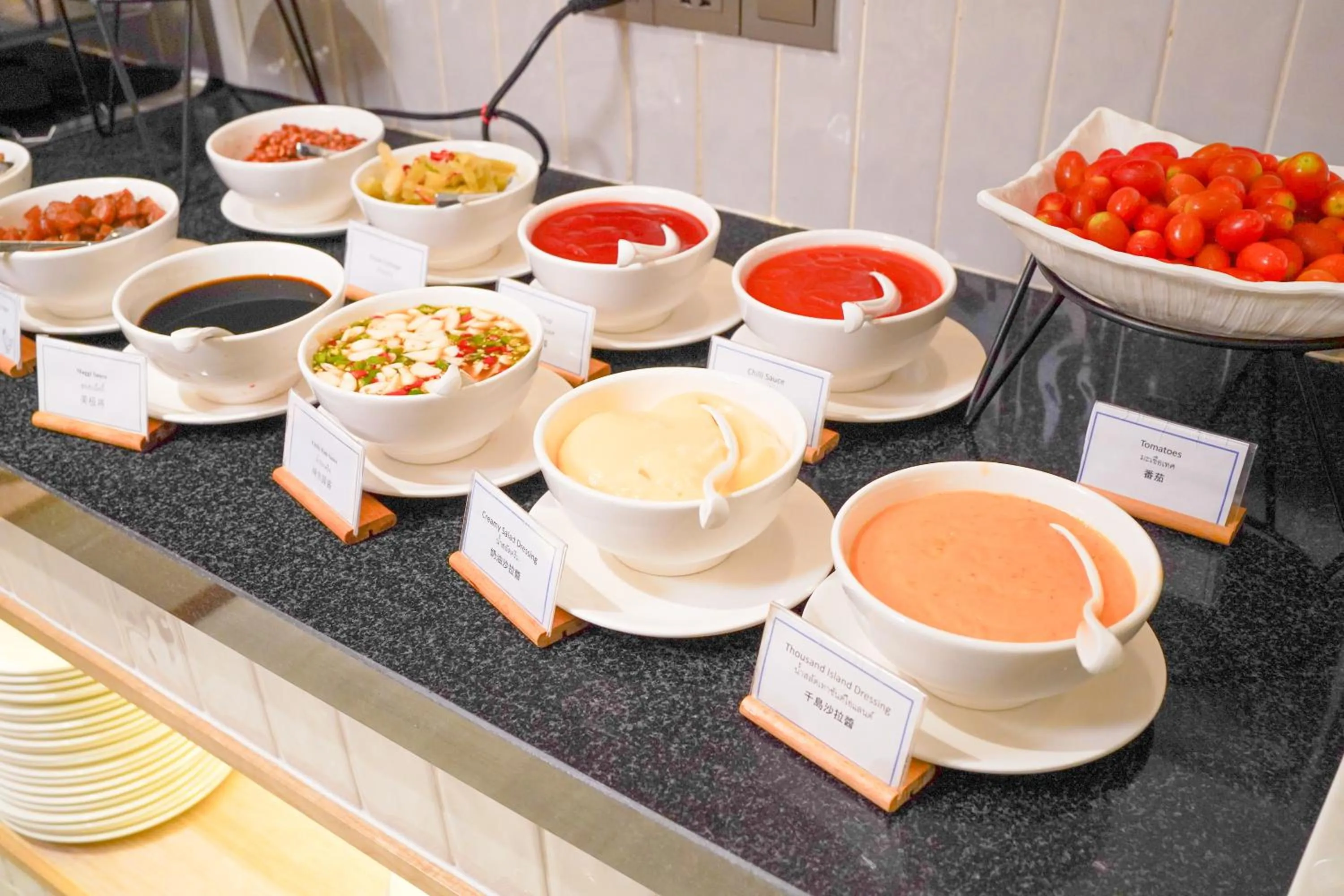 Buffet breakfast in Holiday Inn Express & Suites Bangkok Central Pier by IHG