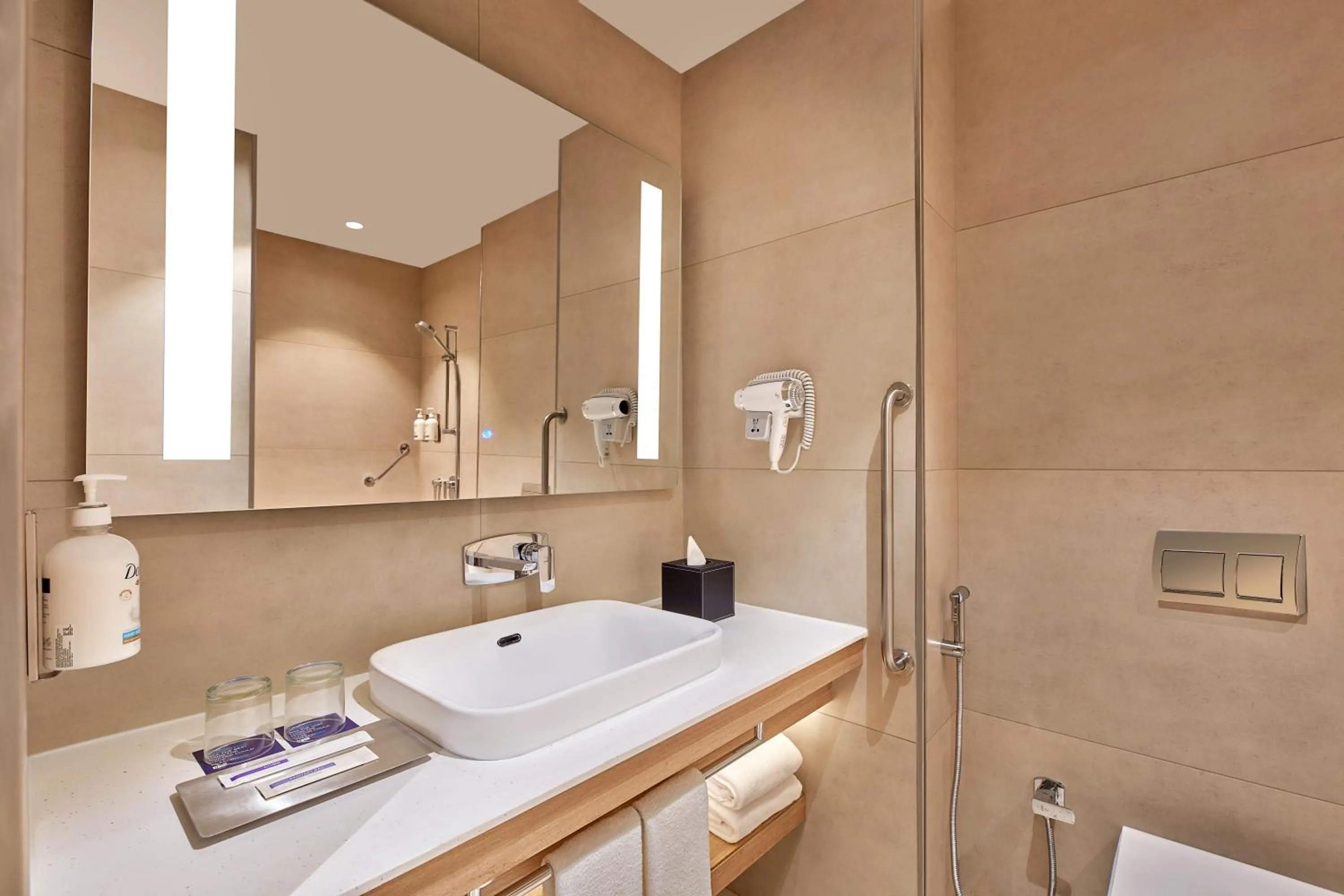 Shower in Holiday Inn Express Bengaluru Bommasandra by IHG