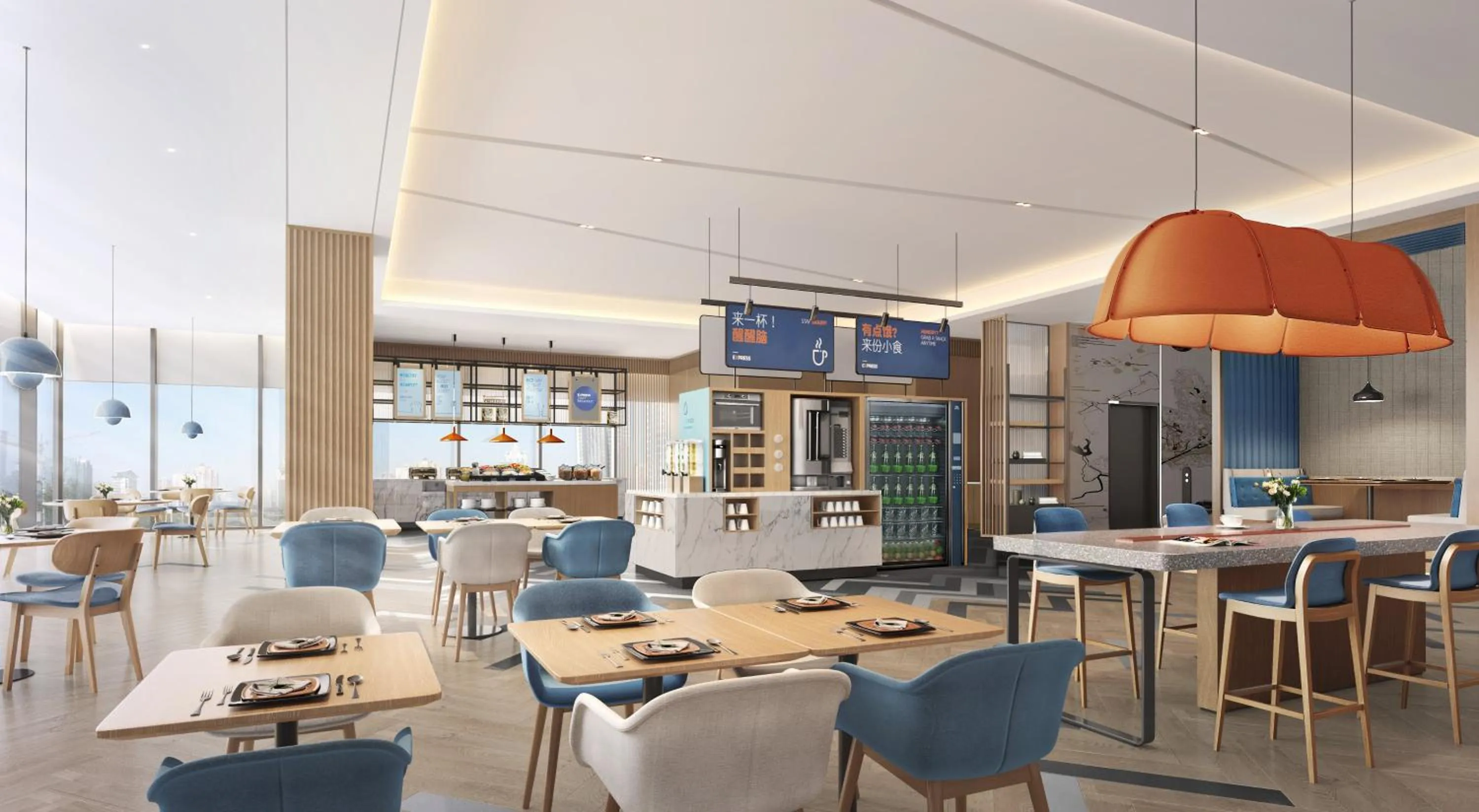 Restaurant/places to eat in Holiday Inn Express Shenzhen Guangming Cloud Park by IHG