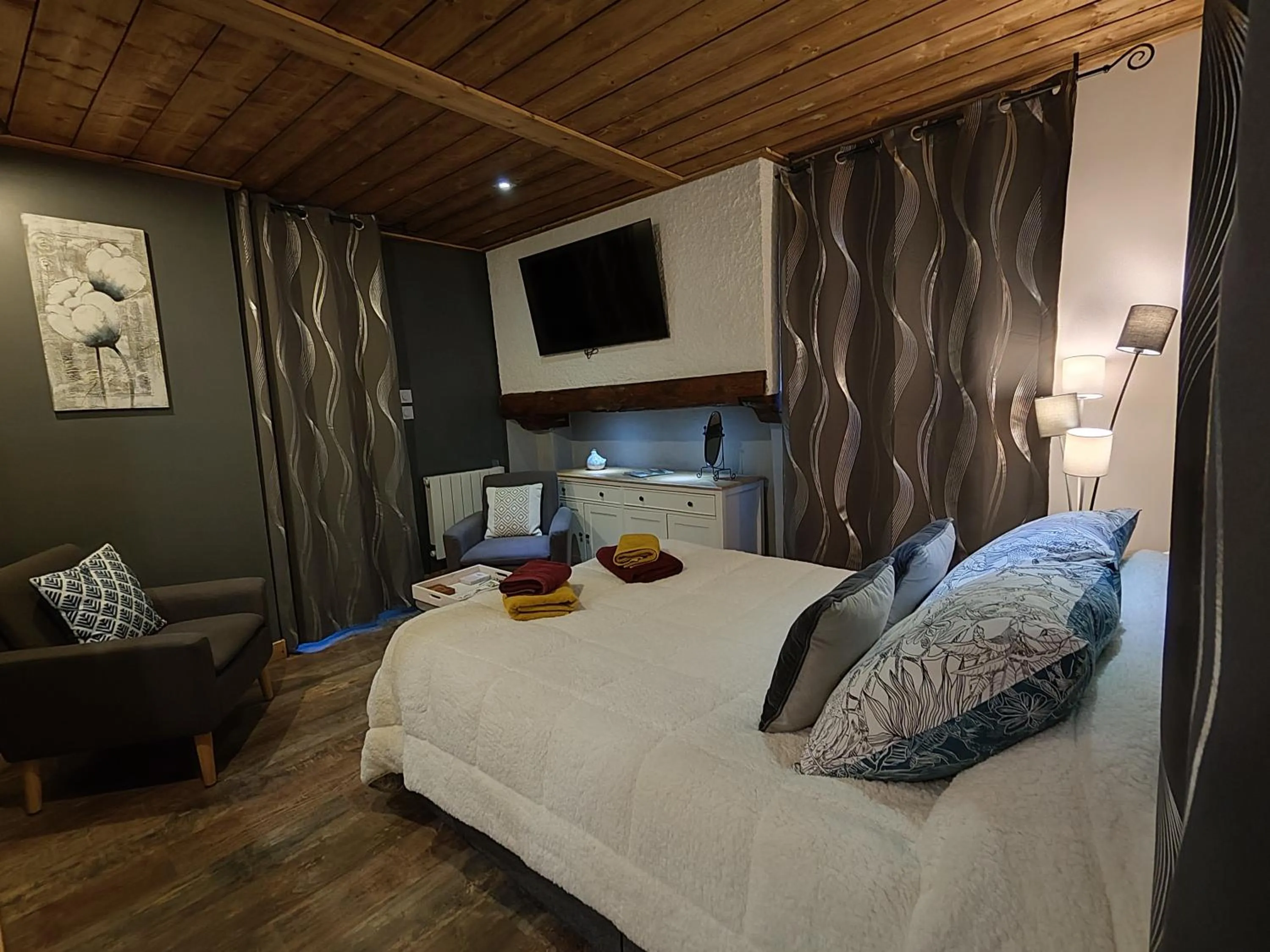 Bed in L' Auberge du château