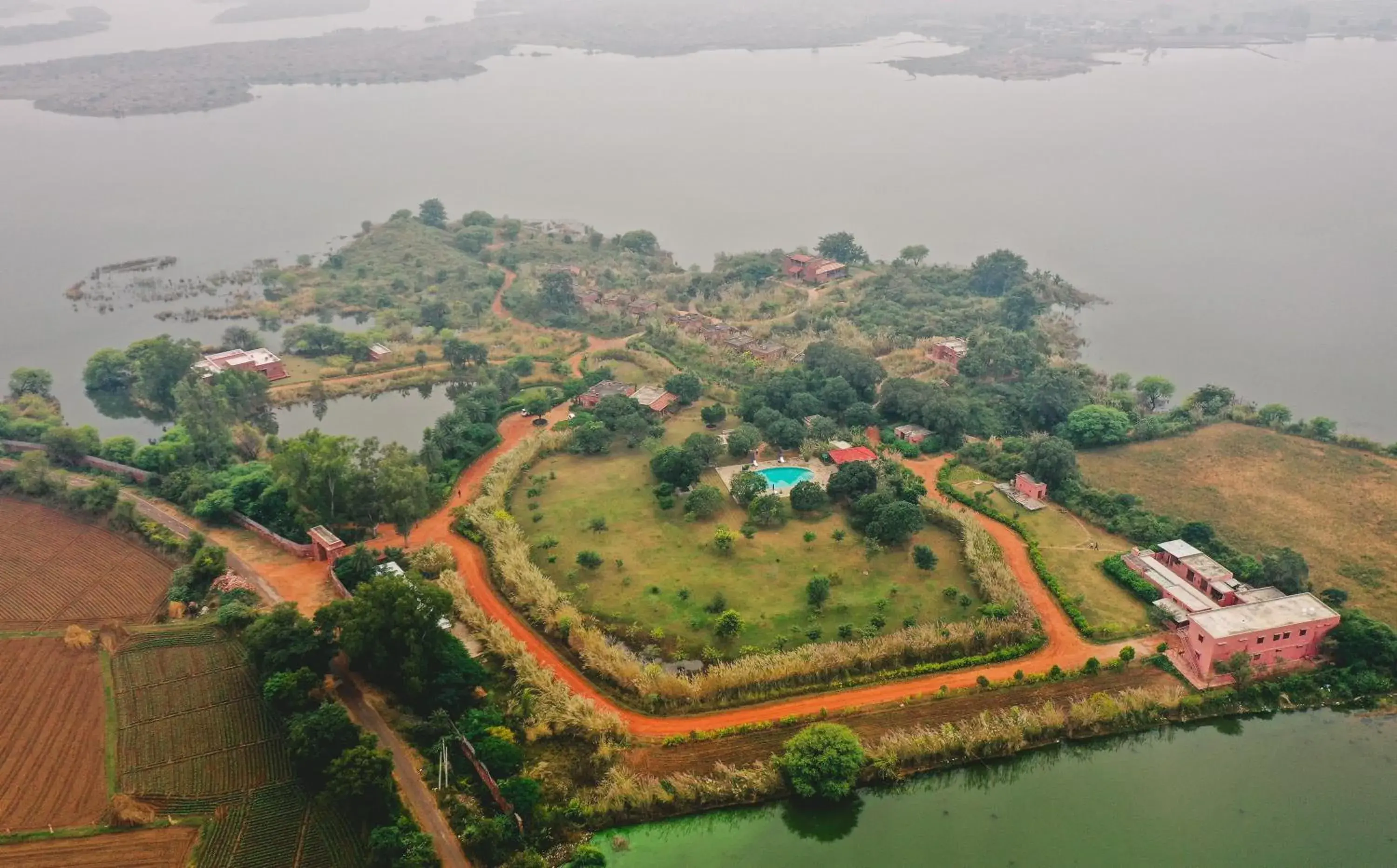 Bird's eye view in Narsingh Bagh Bird's eye view in Narsingh Bagh