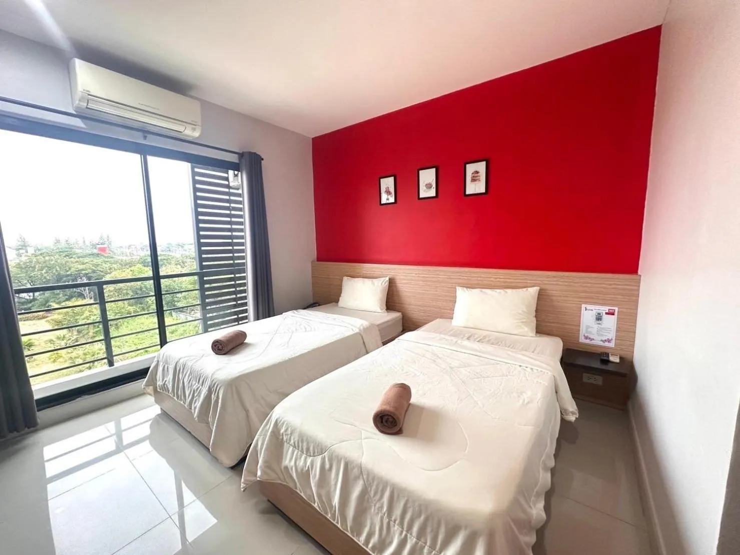 Bed in I Hotel Khonkaen