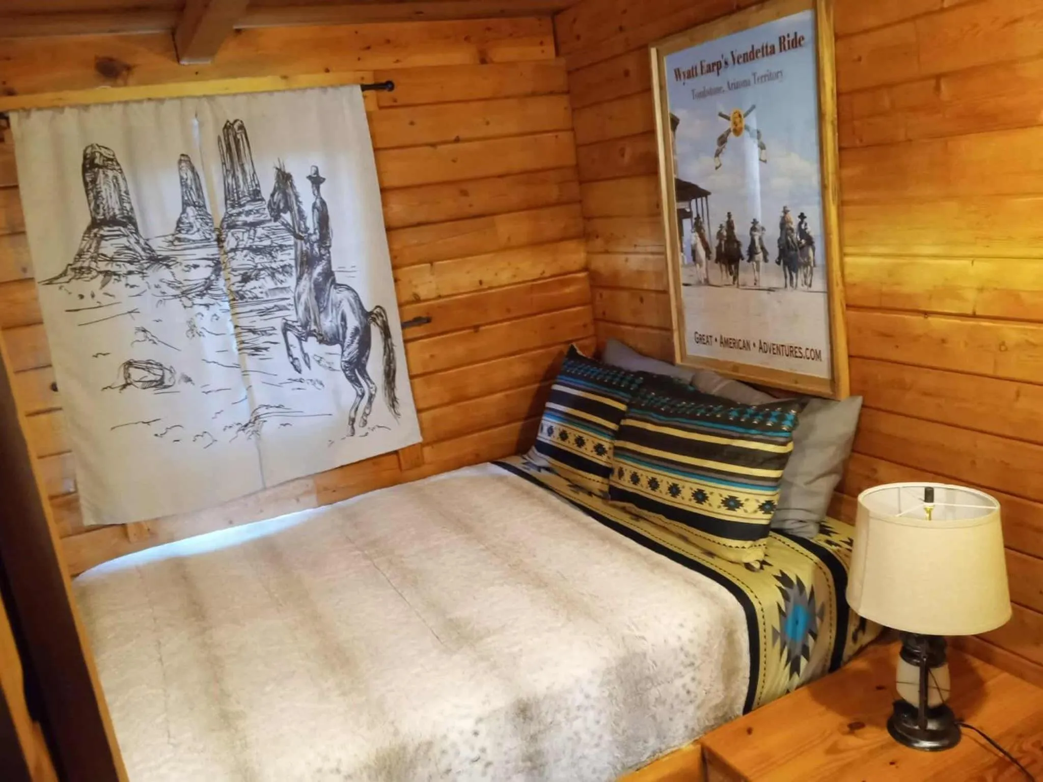 Bedroom, Bed in Katie's Cozy Cabins
