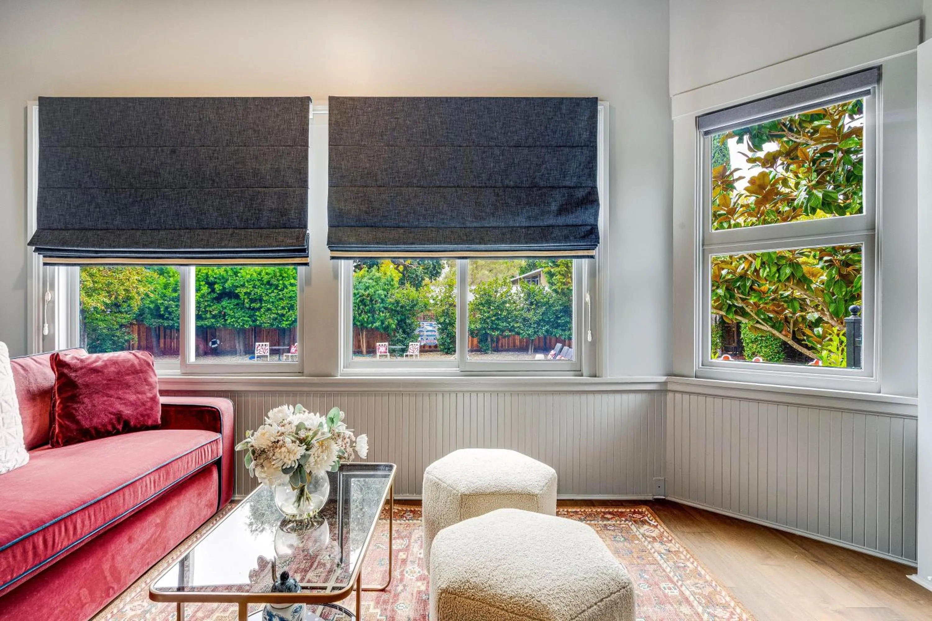 Seating area in White House Napa