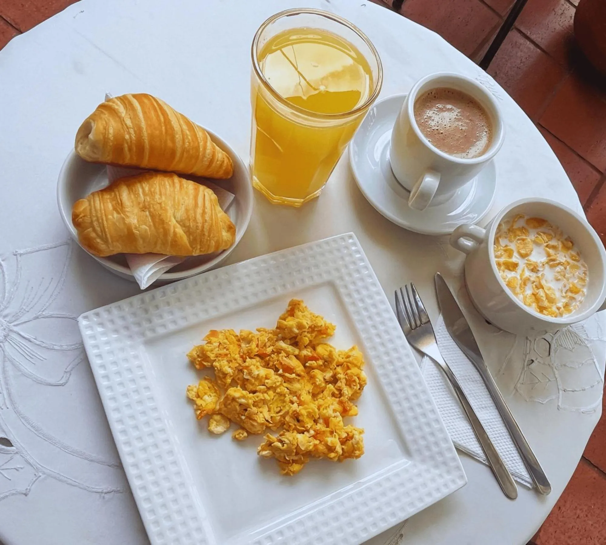 Breakfast in Titas House Bogota