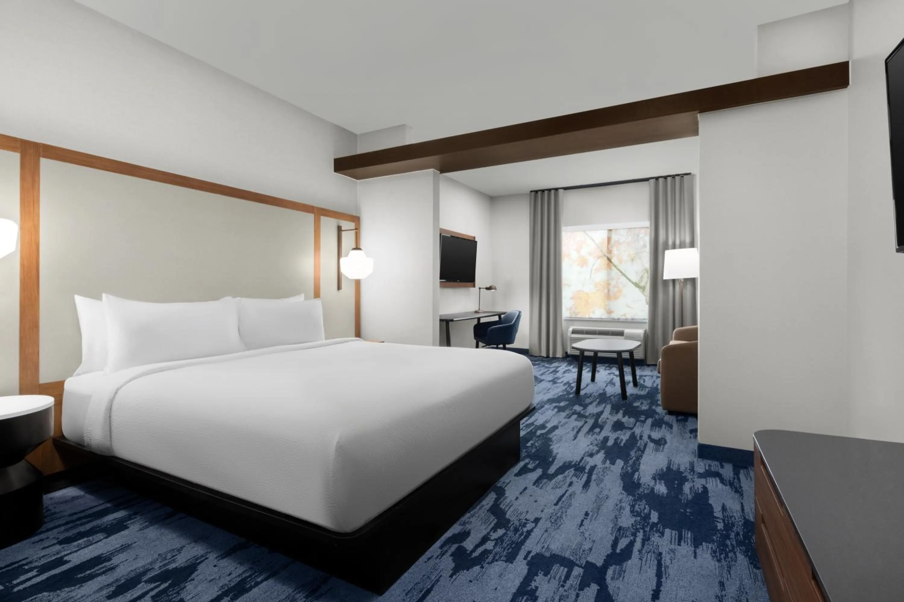 Bed in Fairfield Inn & Suites Riverside Corona/Norco