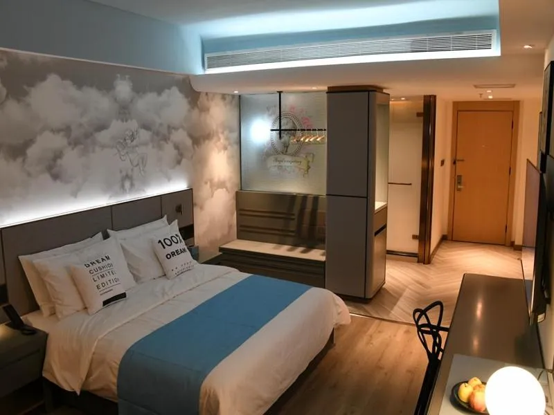 Bed in Thank Inn Plus Jiaozuo Mengzhou Sangpo Times New Town