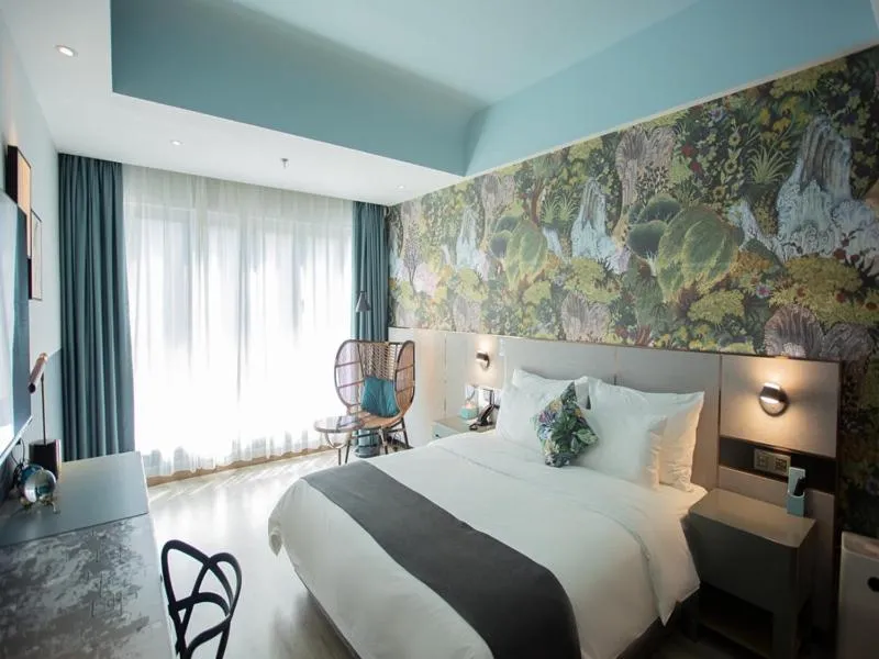 Bed in Thank Inn Plus Jiaozuo Mengzhou Sangpo Times New Town