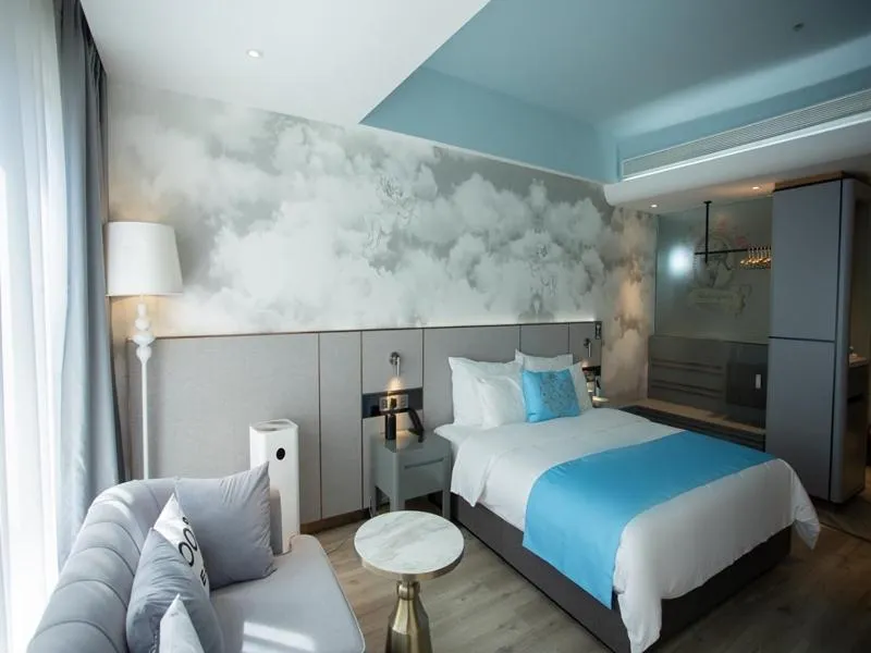 Bed in Thank Inn Plus Jiaozuo Mengzhou Sangpo Times New Town