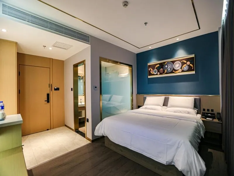 Bed in Thank Inn Plus Baotou Kundulun District University of Science and Technology