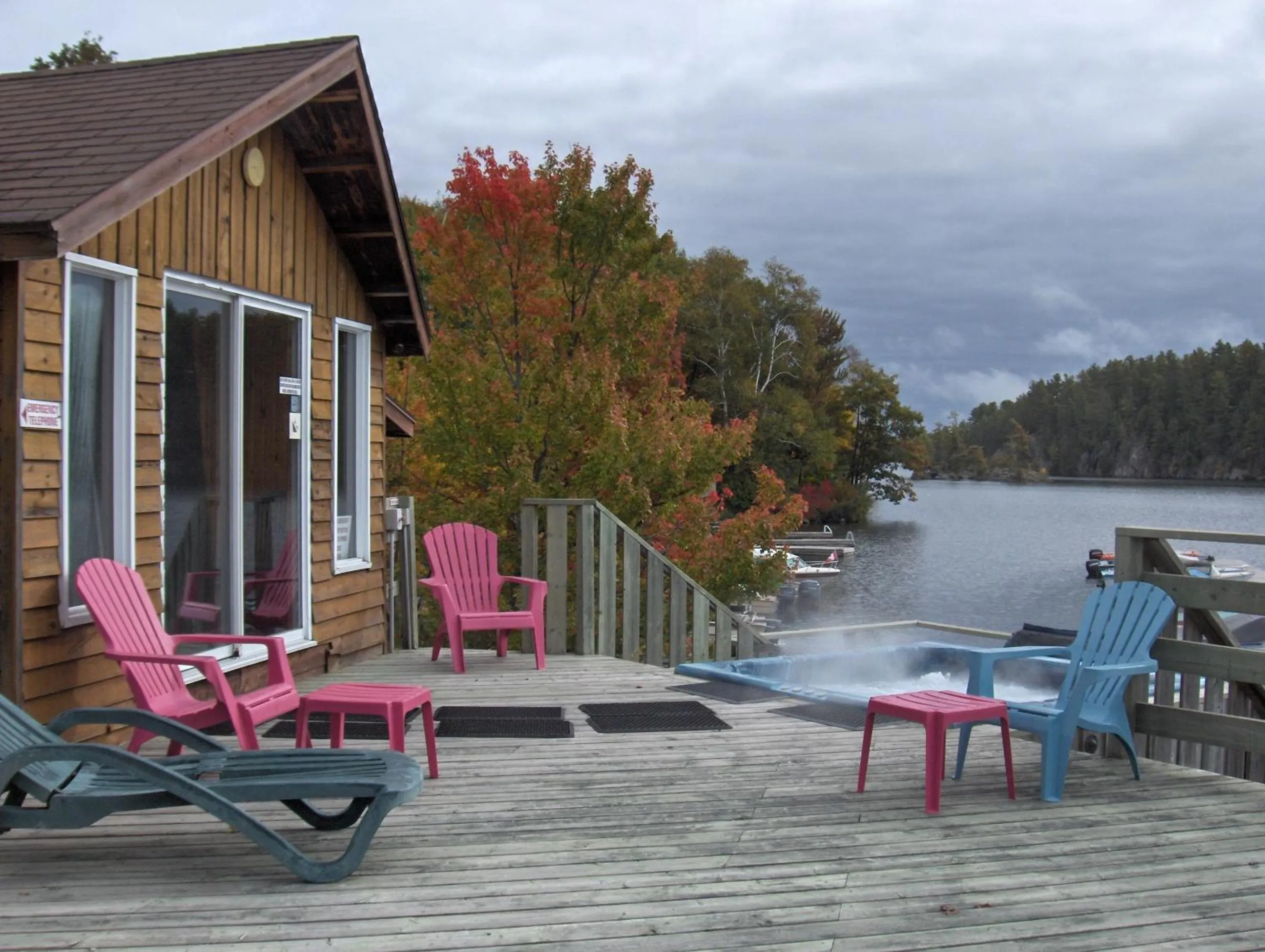 Balcony/Terrace in Lang Lake Resort