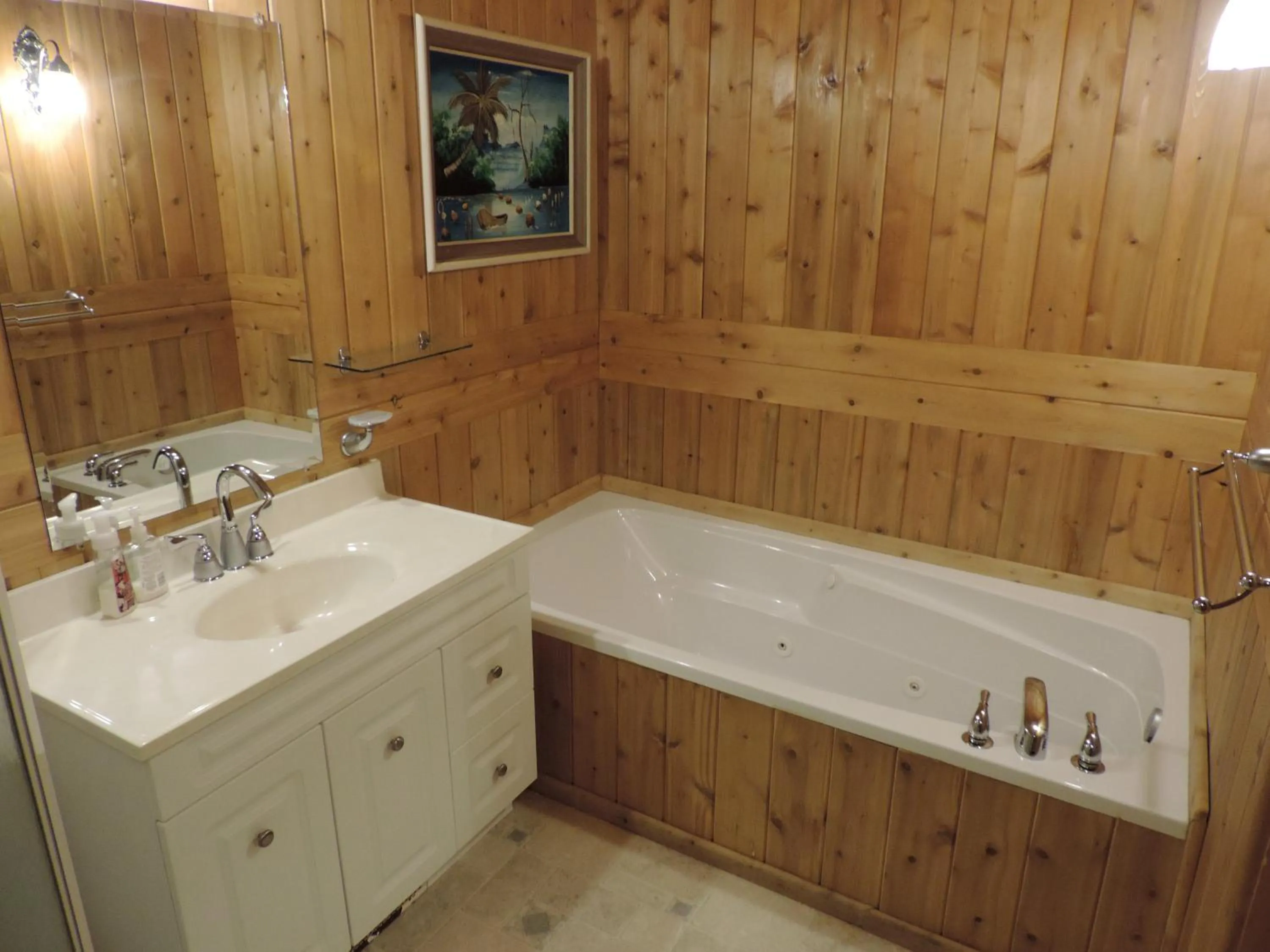 Bathroom in Lang Lake Resort