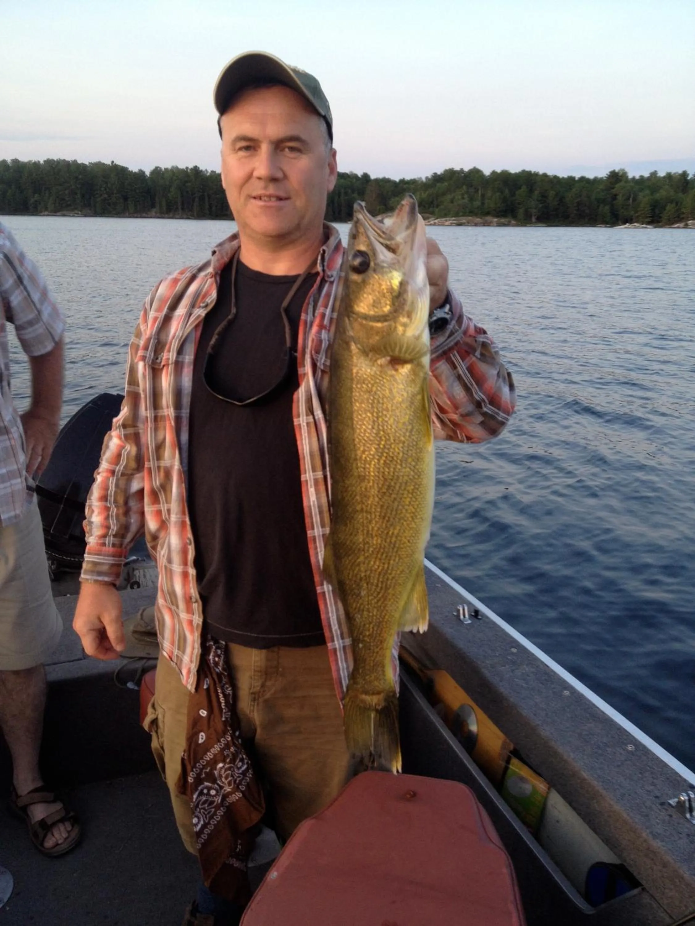 People in Lang Lake Resort