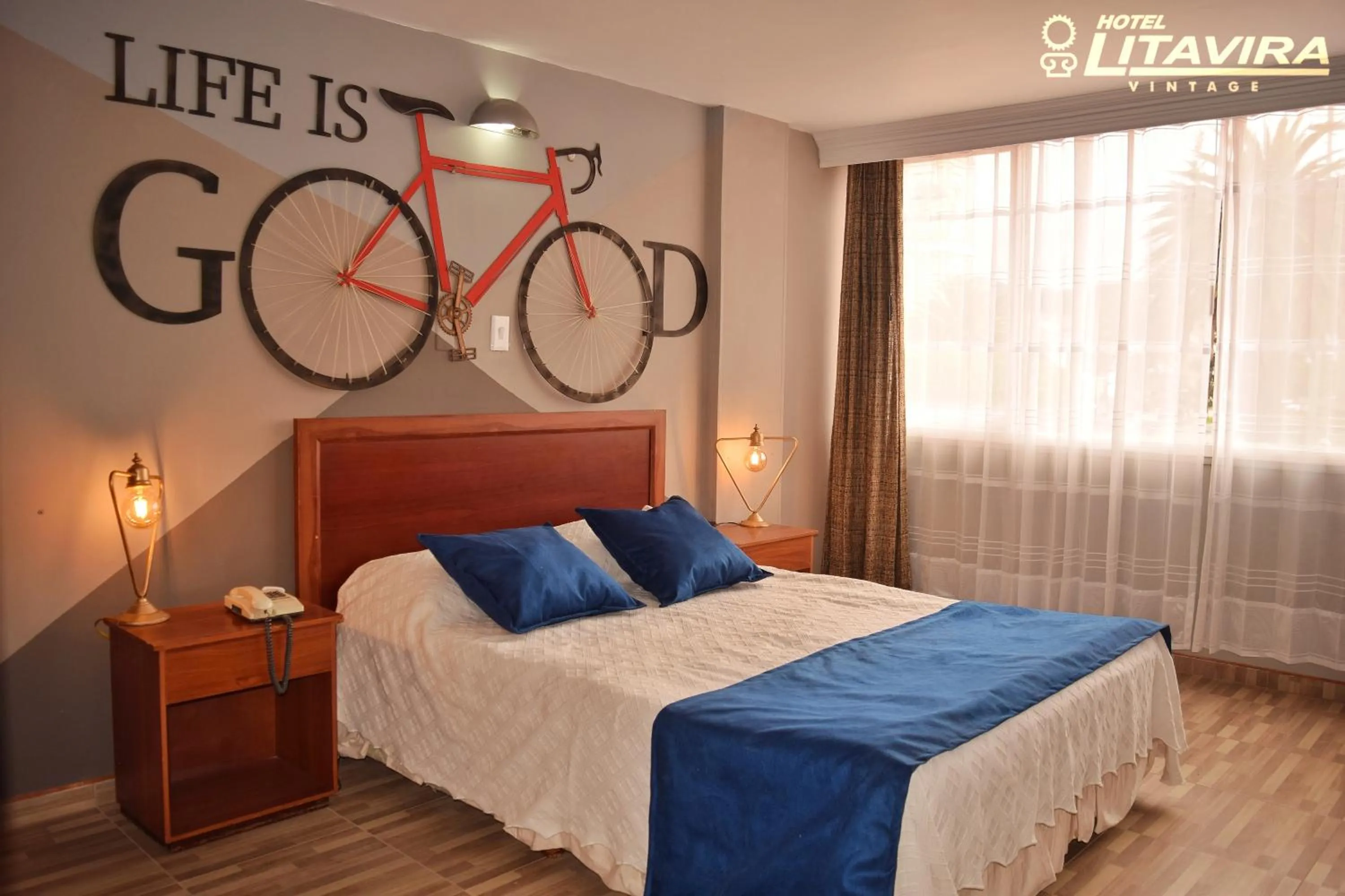 Bed in Hotel Litavira Vintage