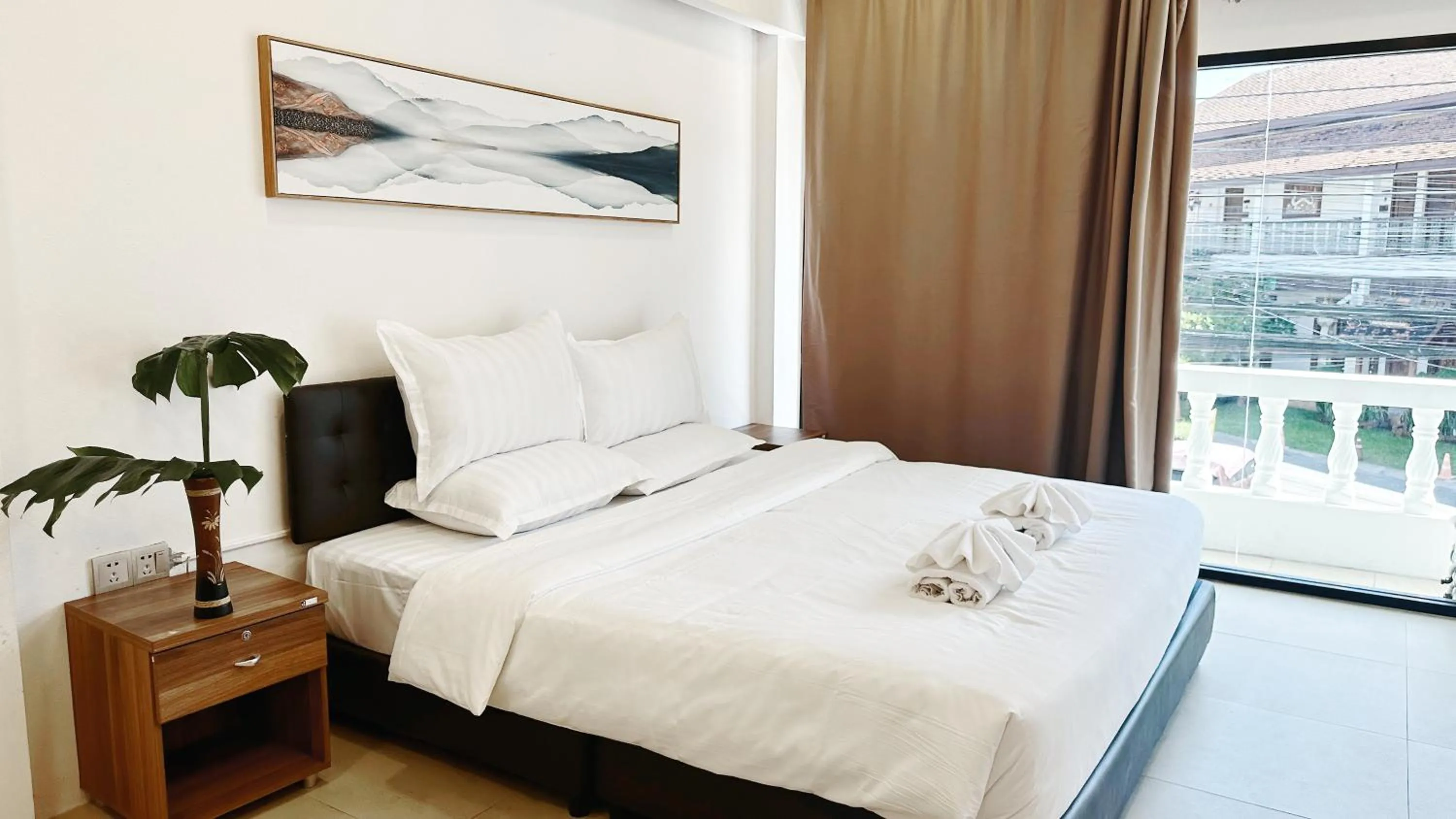 View (from property/room), Bed in Key酒店@古城中心店