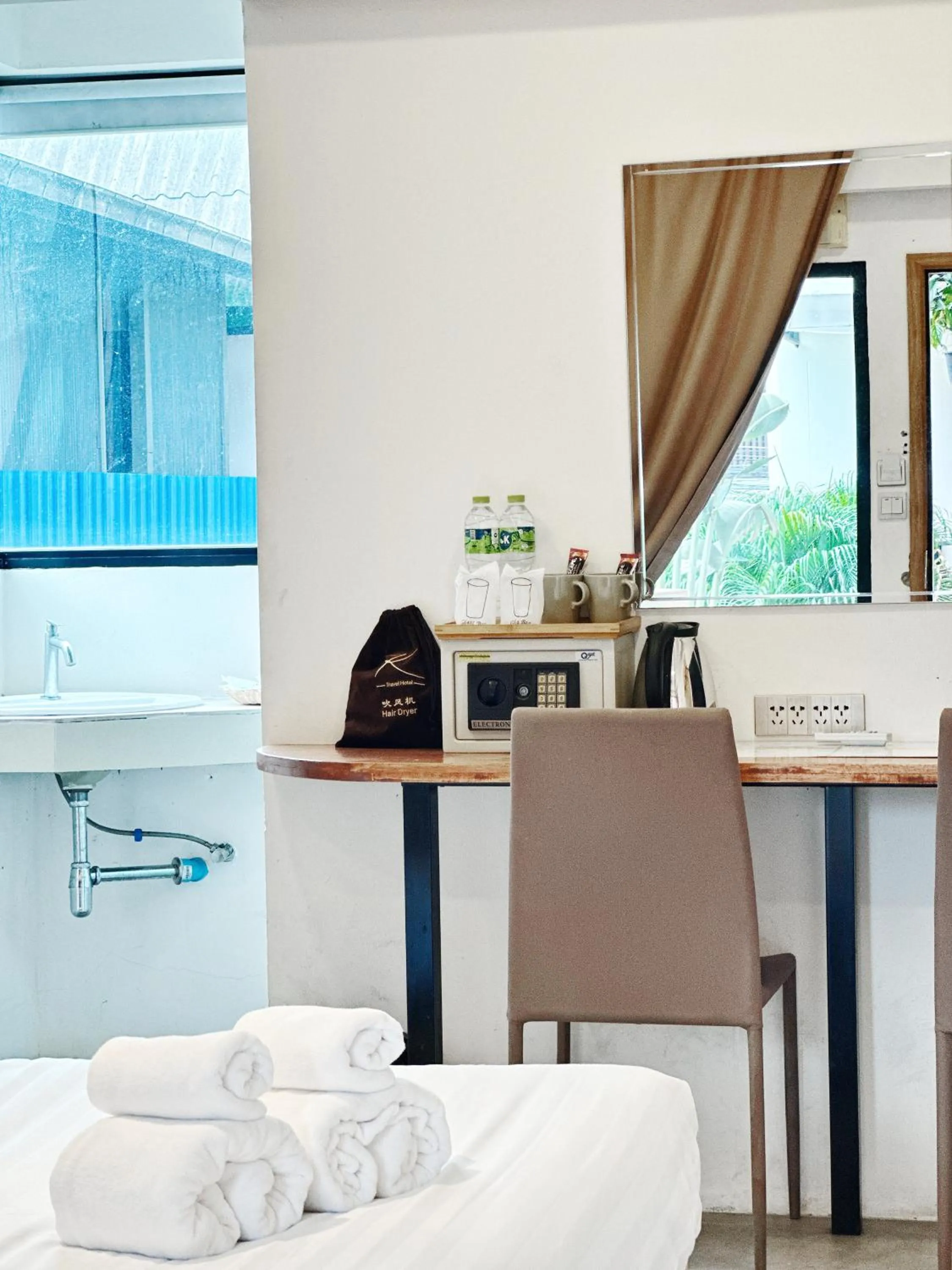 hair dresser, Bed in Key酒店@古城中心店