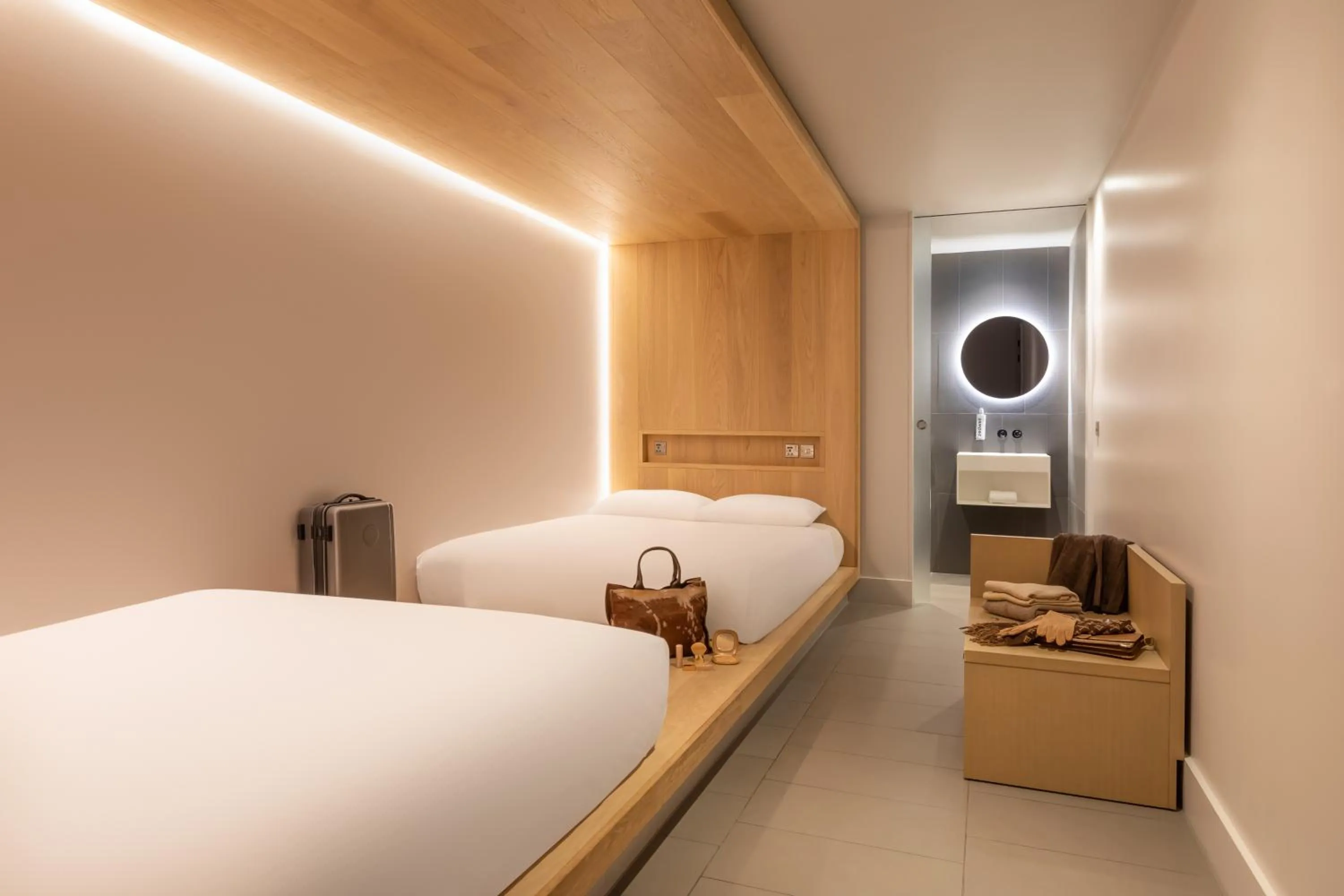 Bed in Zedwell Hotel Greenwich