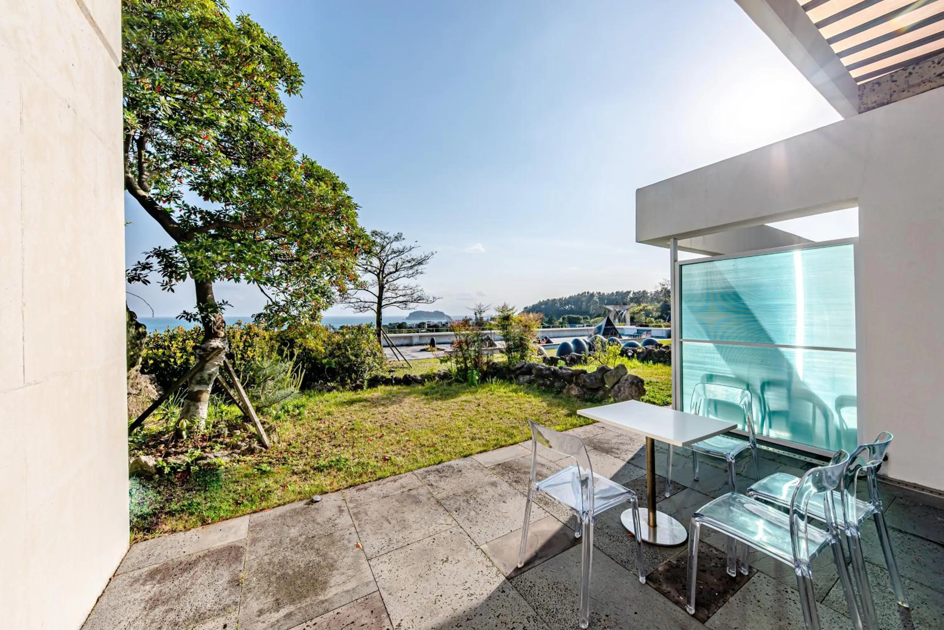 Balcony/Terrace in Jeju Bom stay & Art Gallery