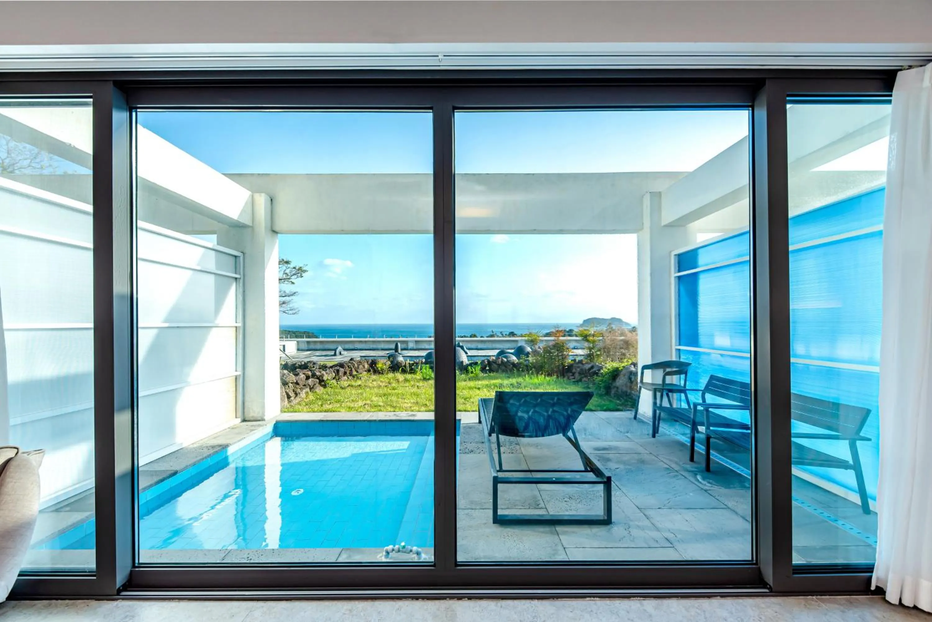 Balcony/Terrace in Jeju Bom stay & Art Gallery