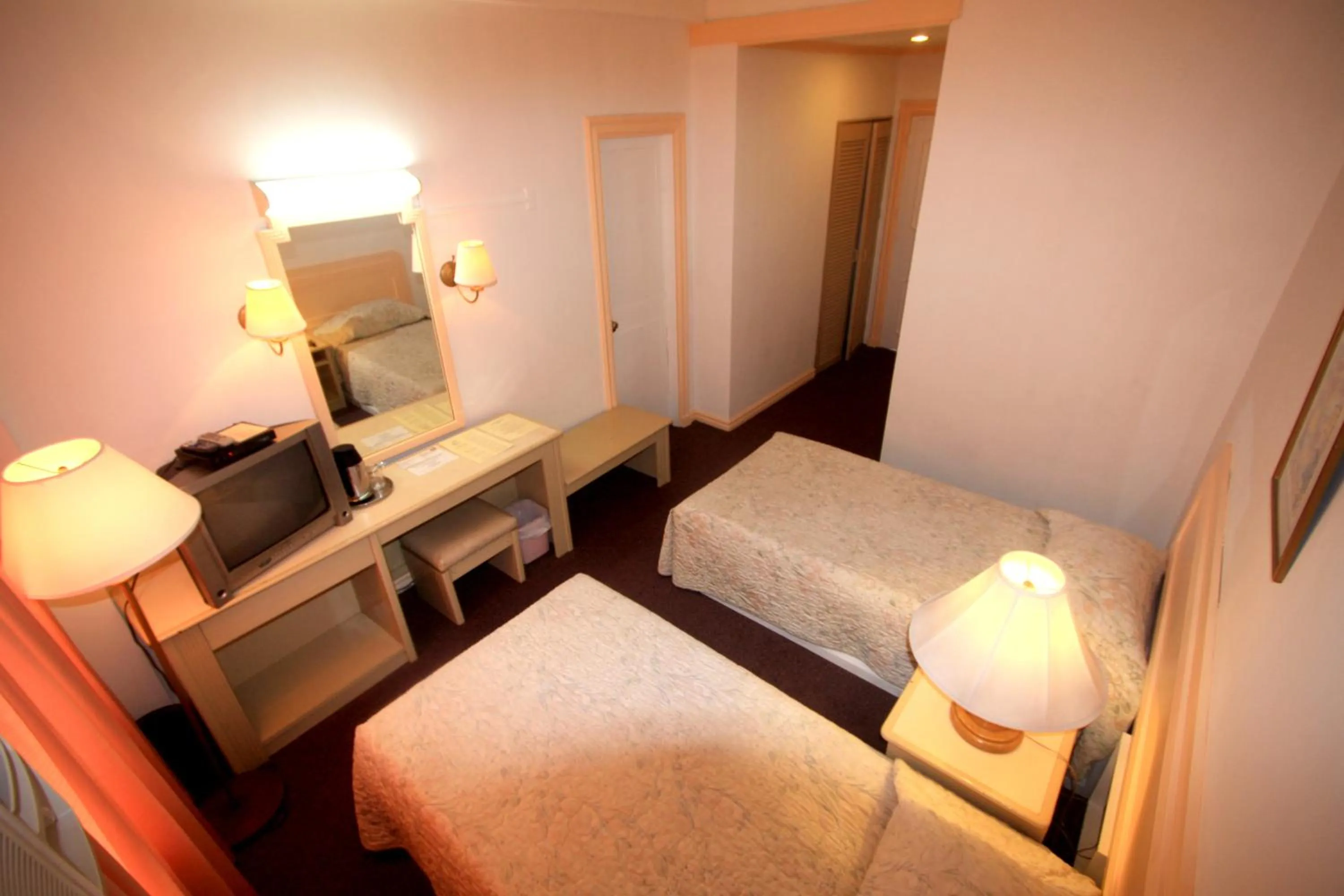 Bed in Hotel Galleria