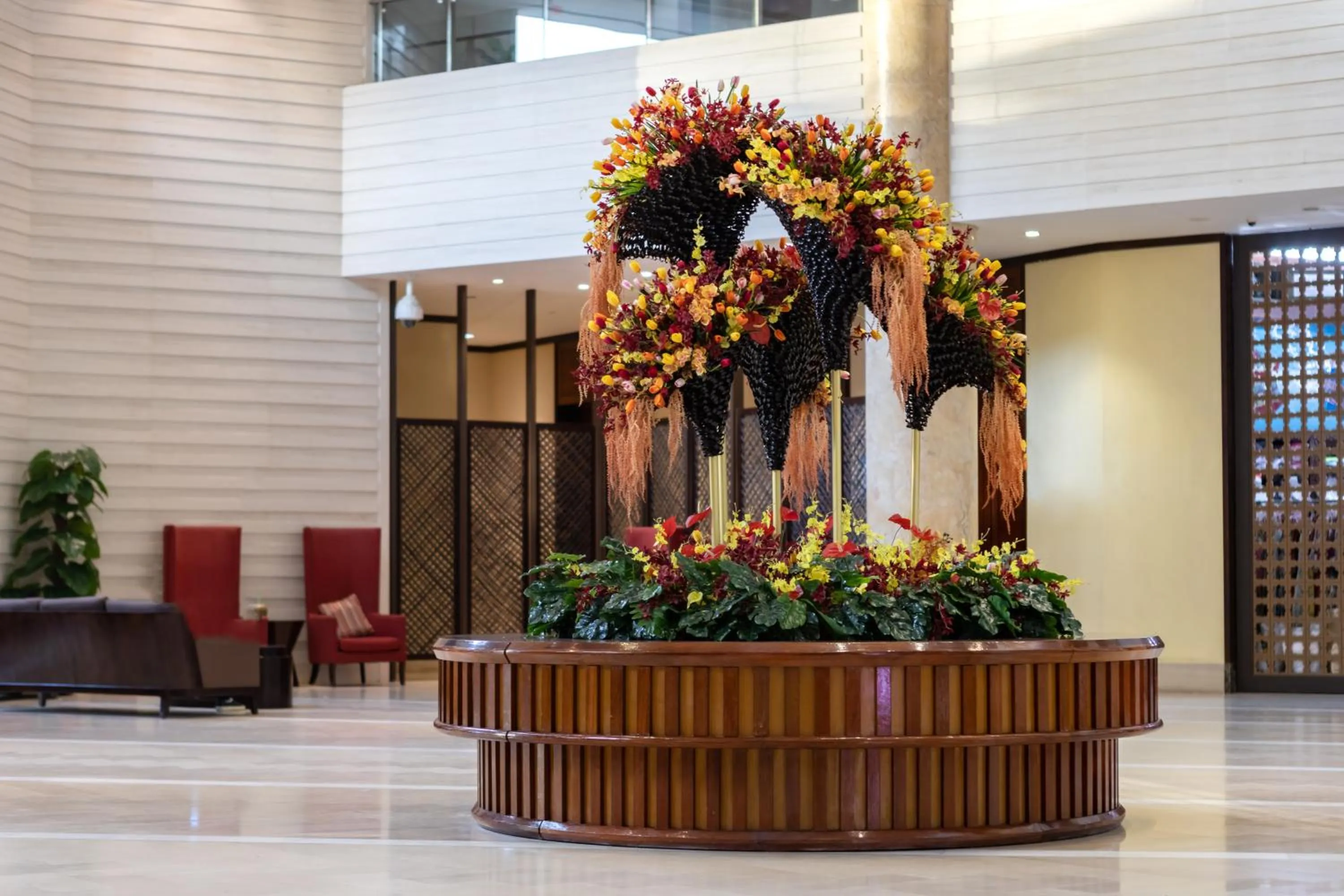 Living room in Sanya Seacube Holiday Hotel