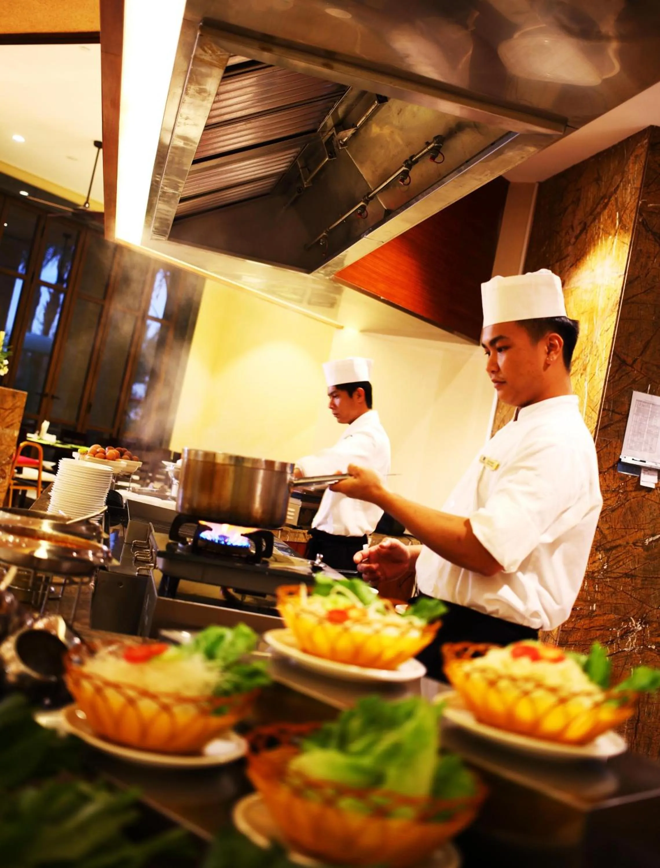 Staff in Sanya Seacube Holiday Hotel