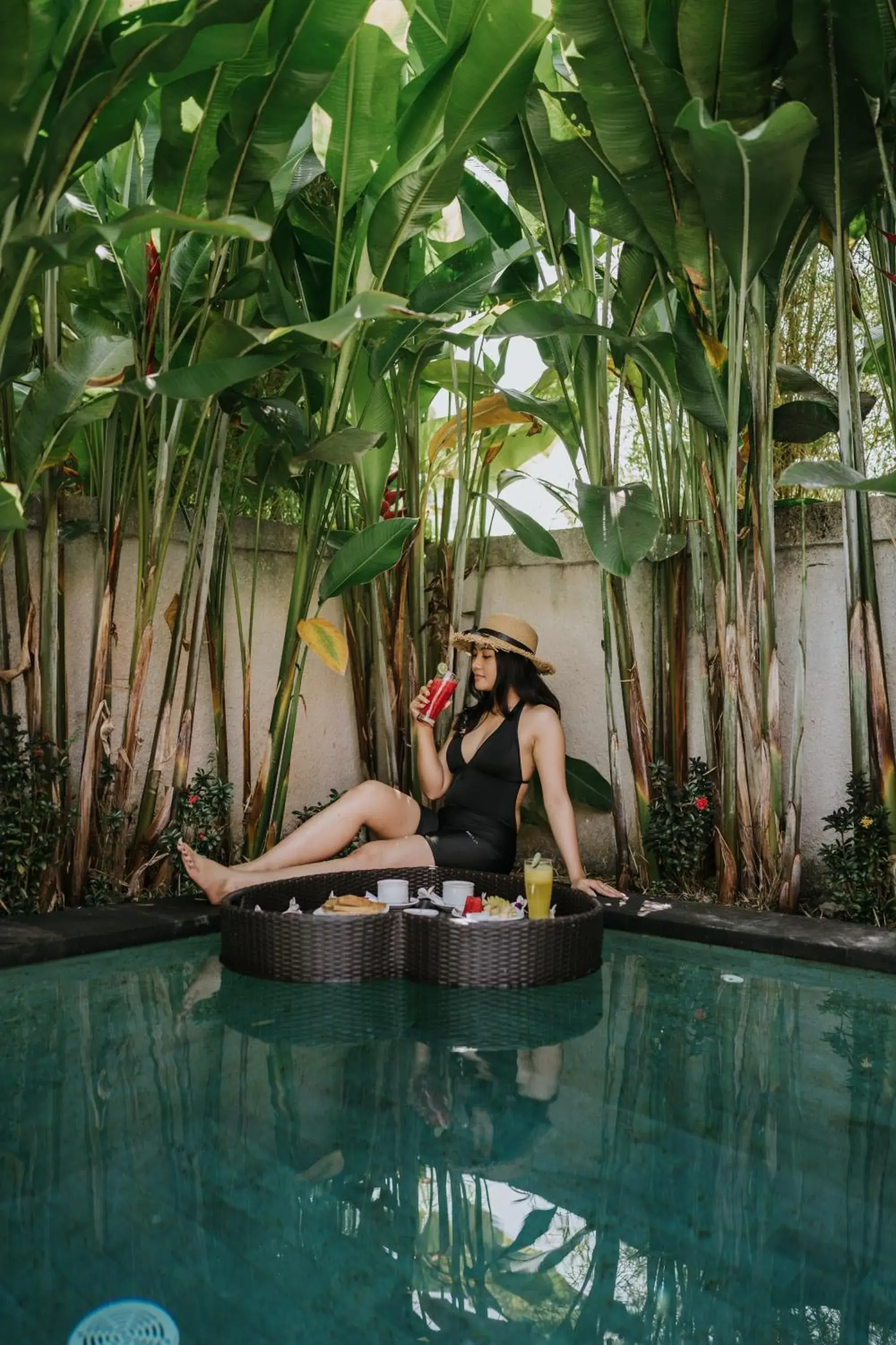 Pool view in Meng Bengil Villa Pool view in Meng Bengil Villa