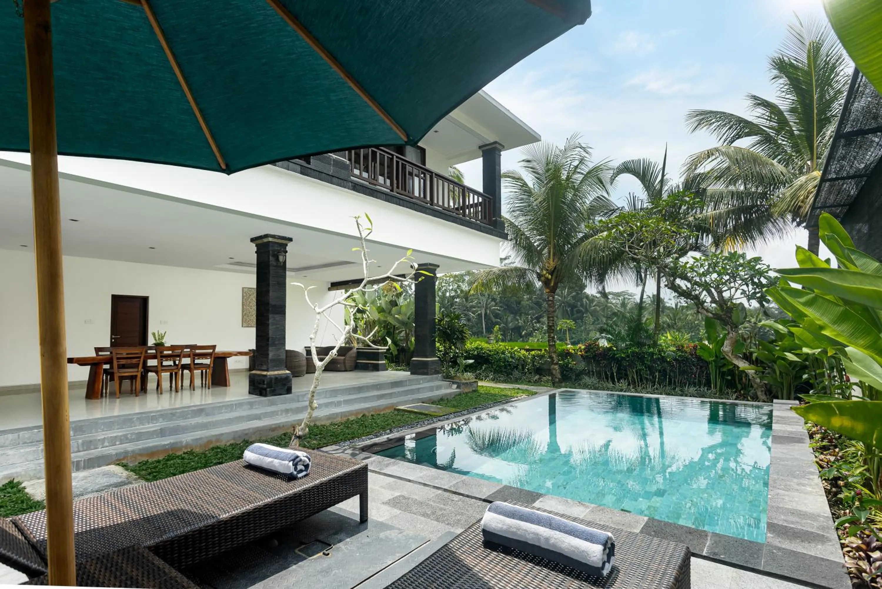 Pool view in Meng Bengil Villa