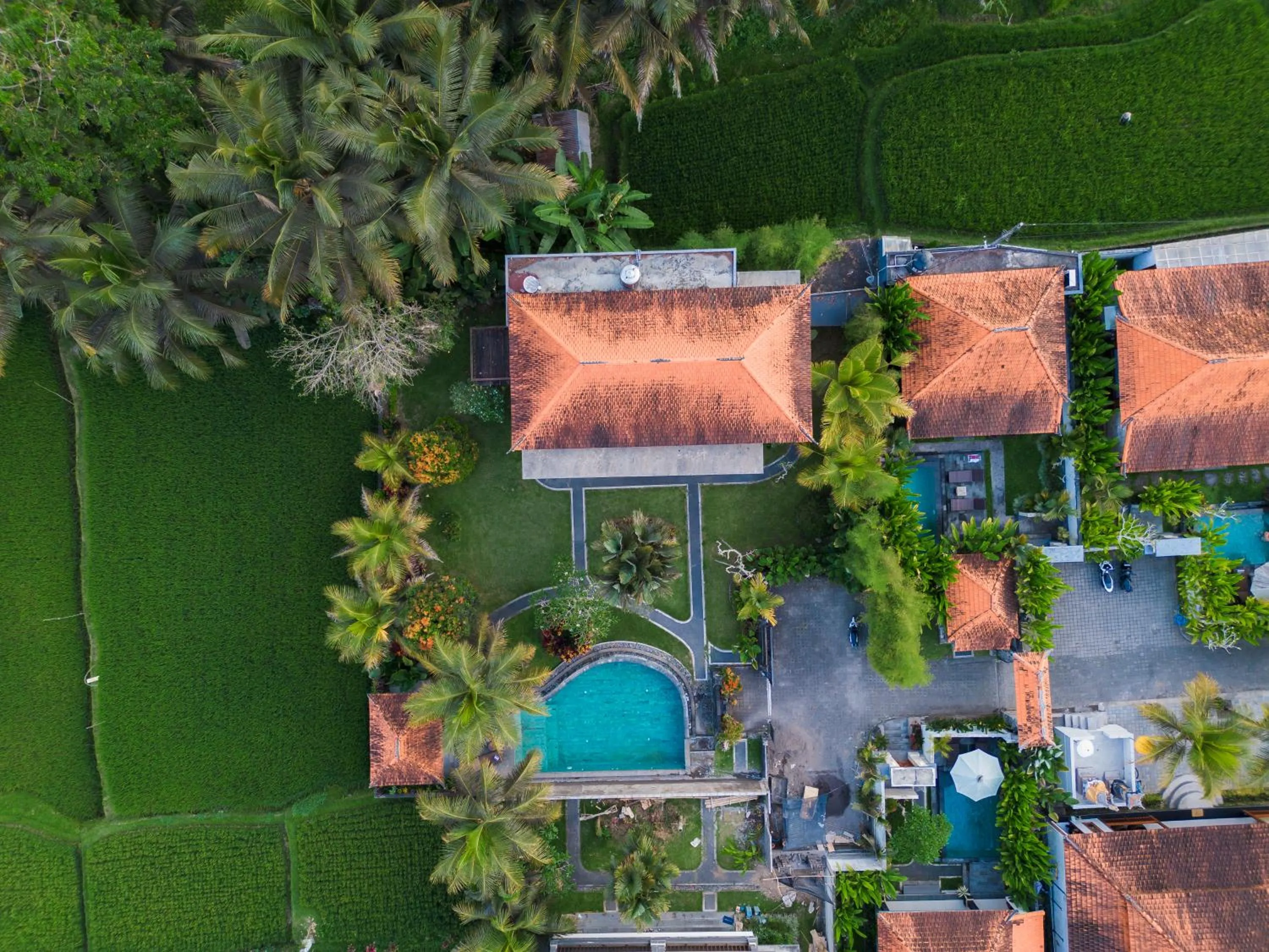 Bird's eye view in Meng Bengil Villa