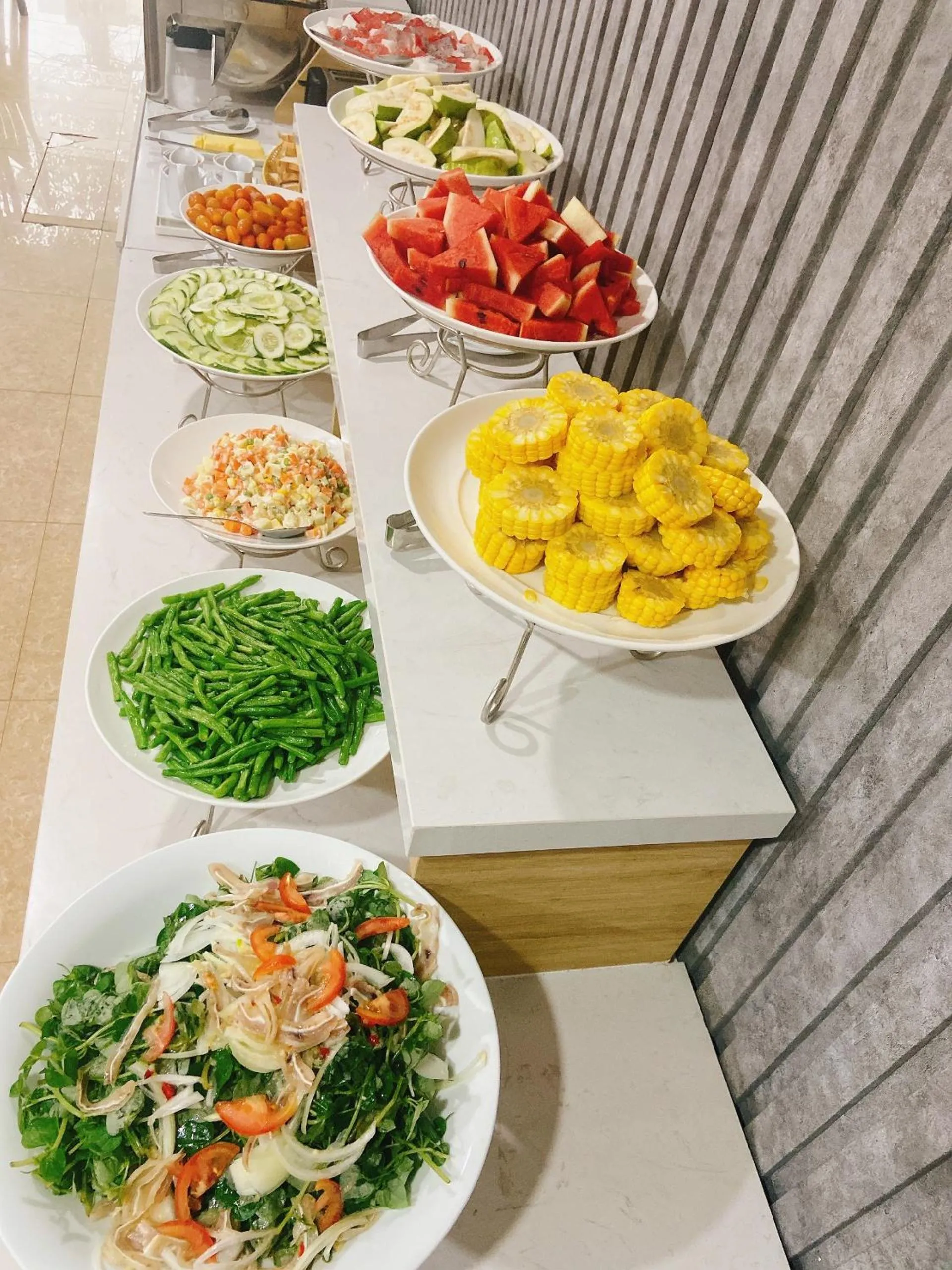 Buffet breakfast in Valencia Da Nang Beach Hotel