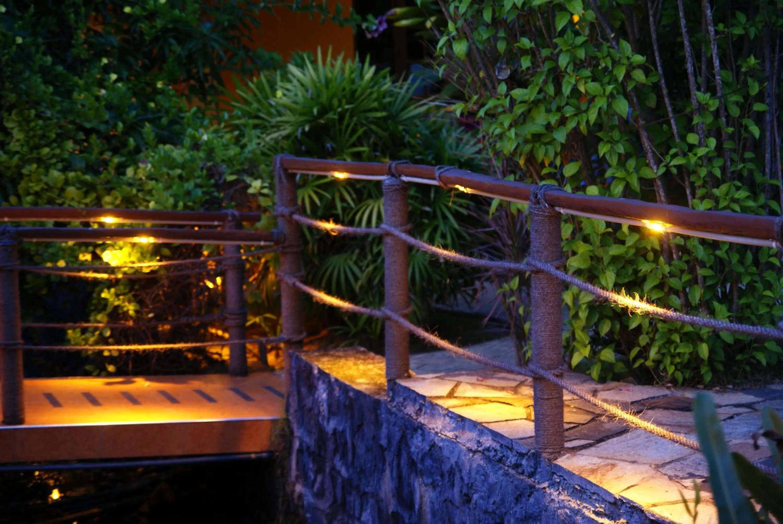 Garden in Puetz Travels Beach Resort