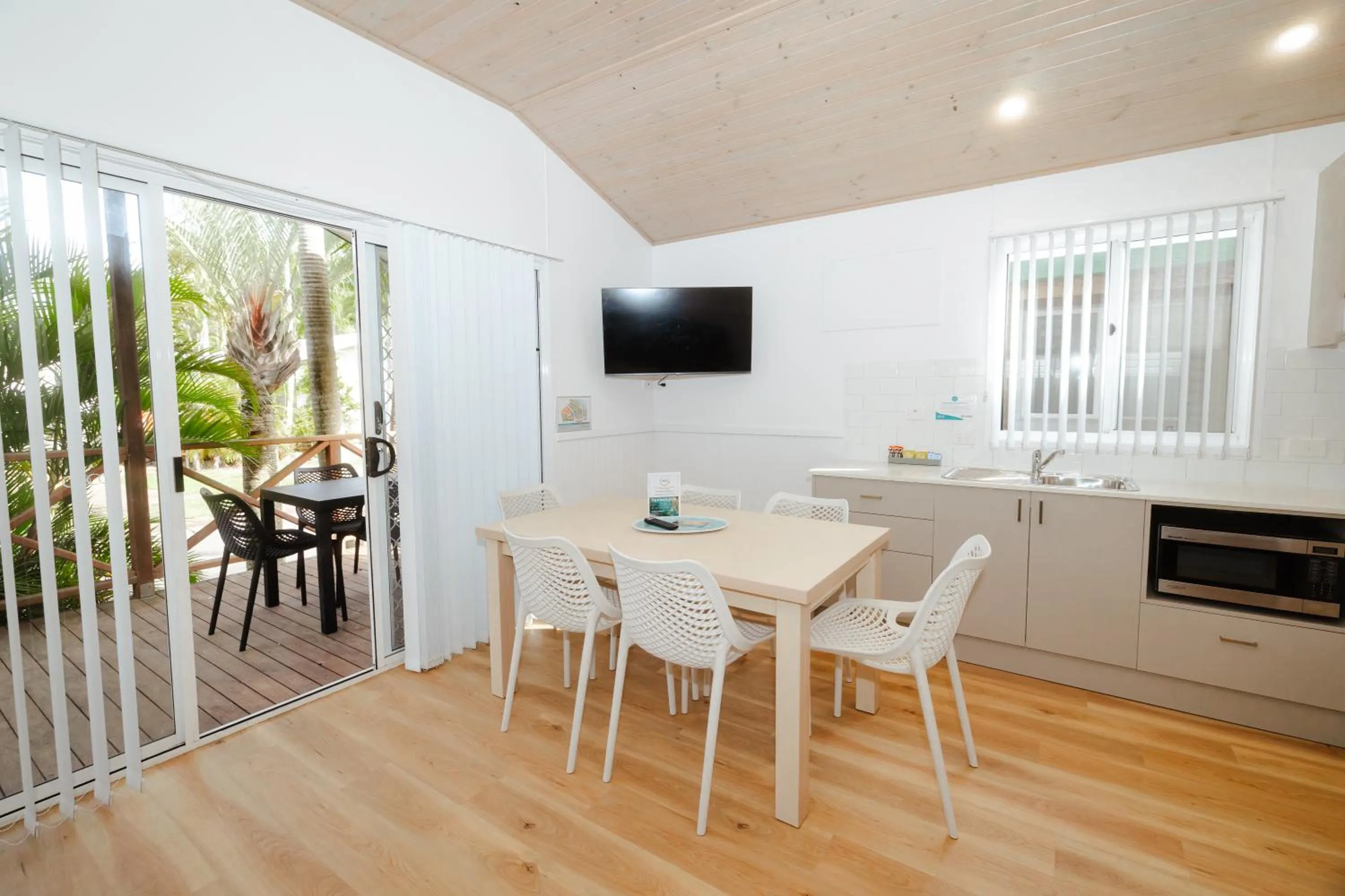 Patio in Koala Shores Holiday Park