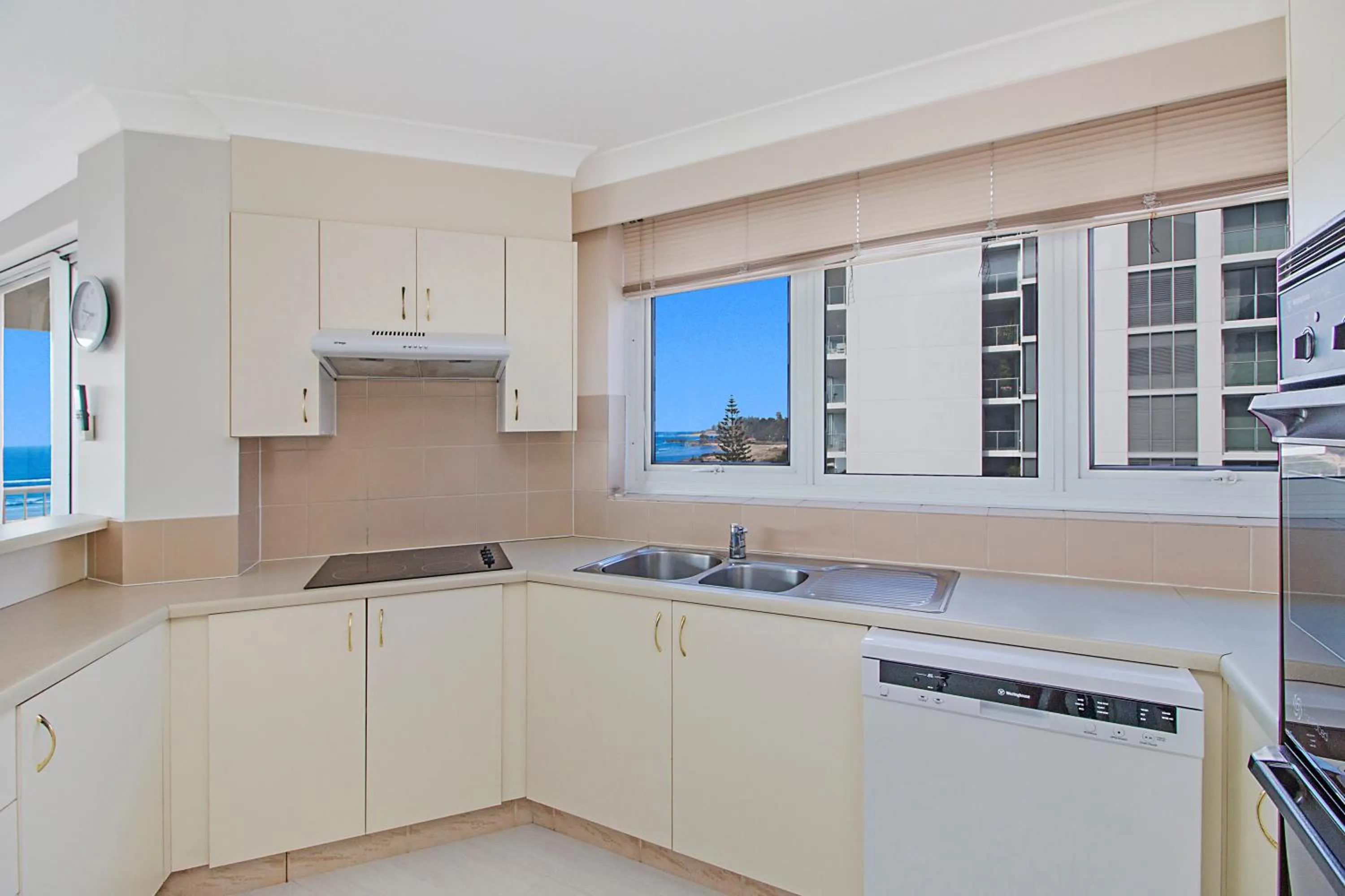 Kitchen or kitchenette in Meridian Tower Kirra Beach