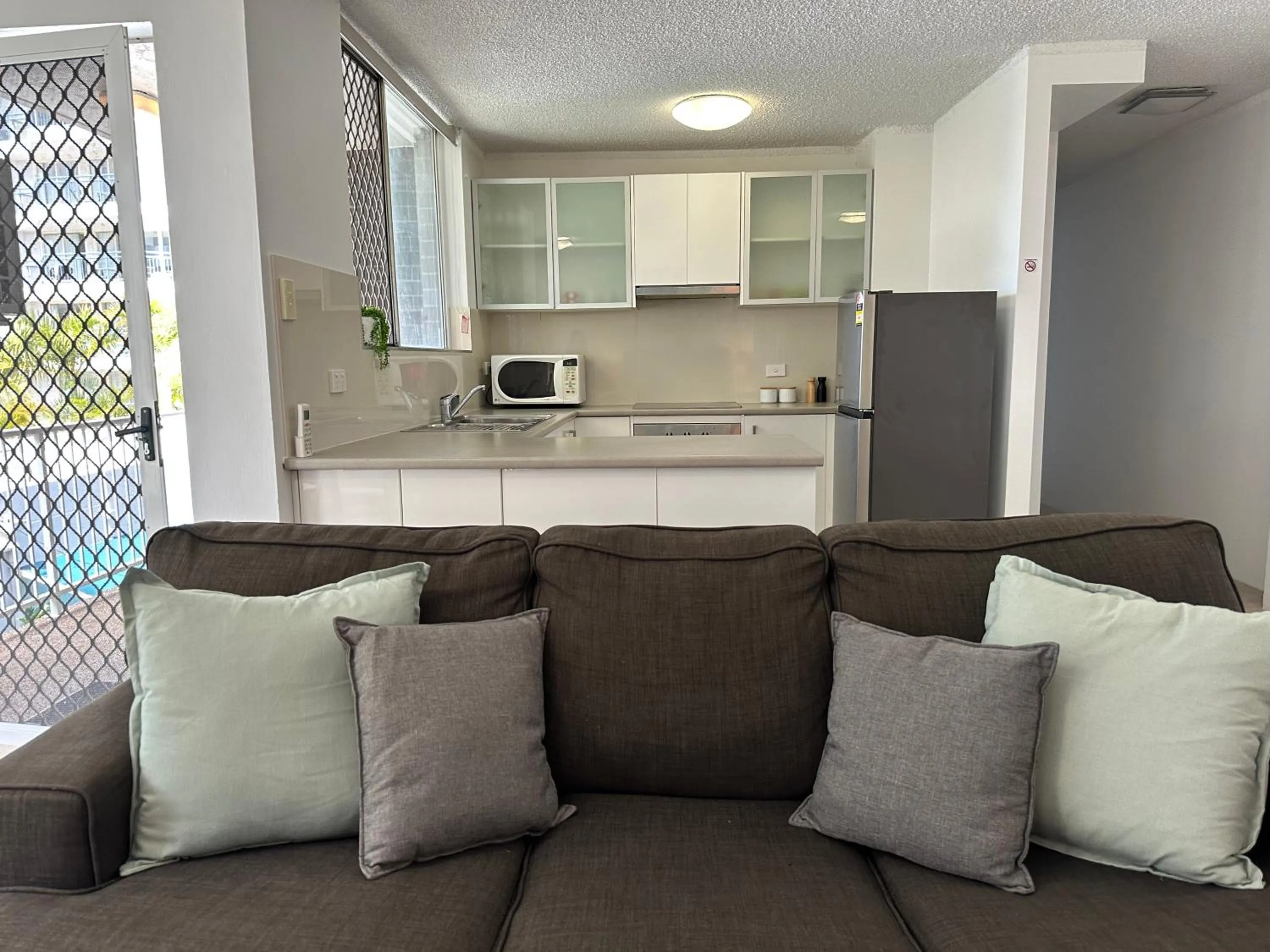 Kitchen or kitchenette in Meridian Tower Kirra Beach