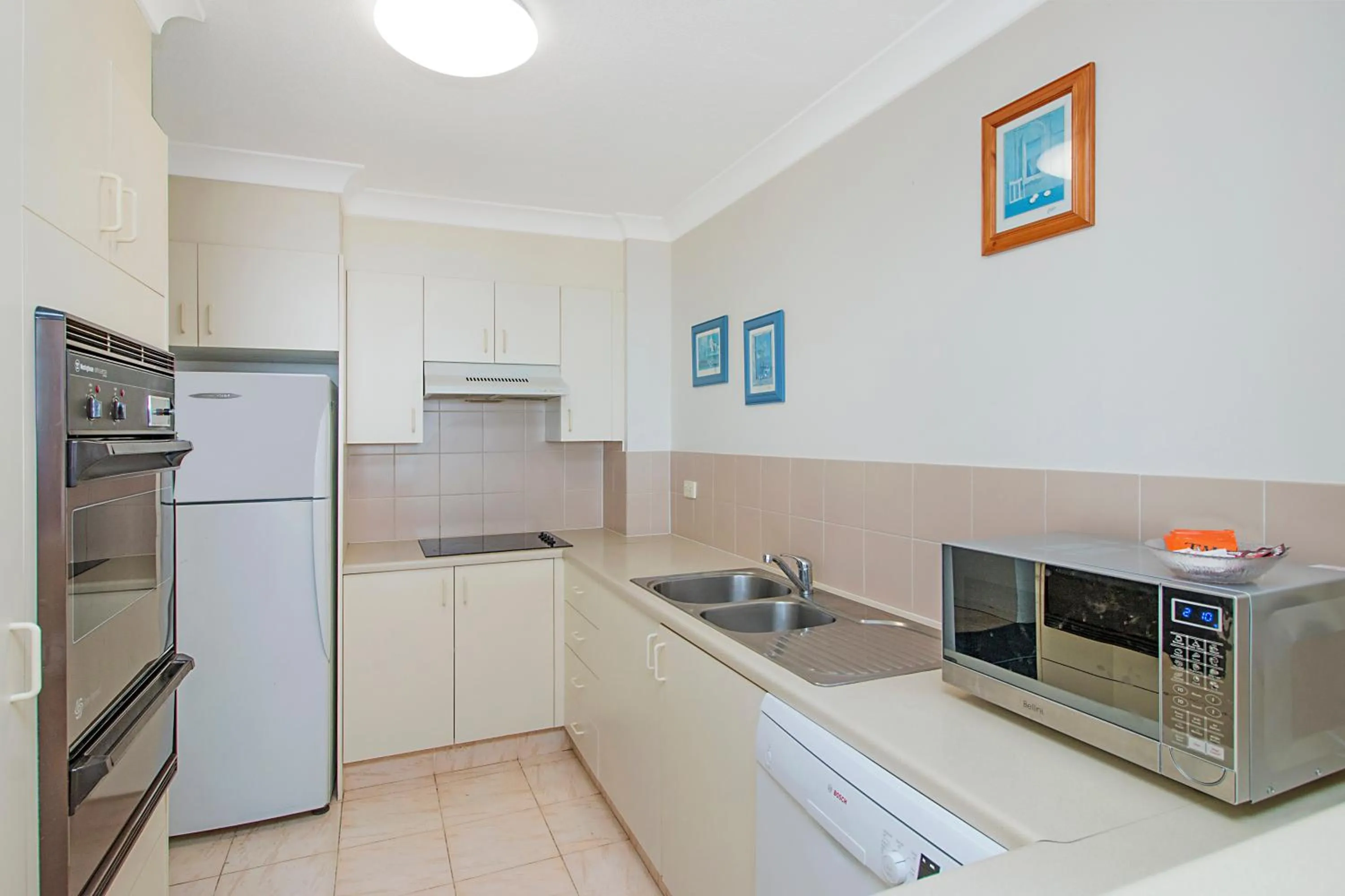 Kitchen or kitchenette in Meridian Tower Kirra Beach