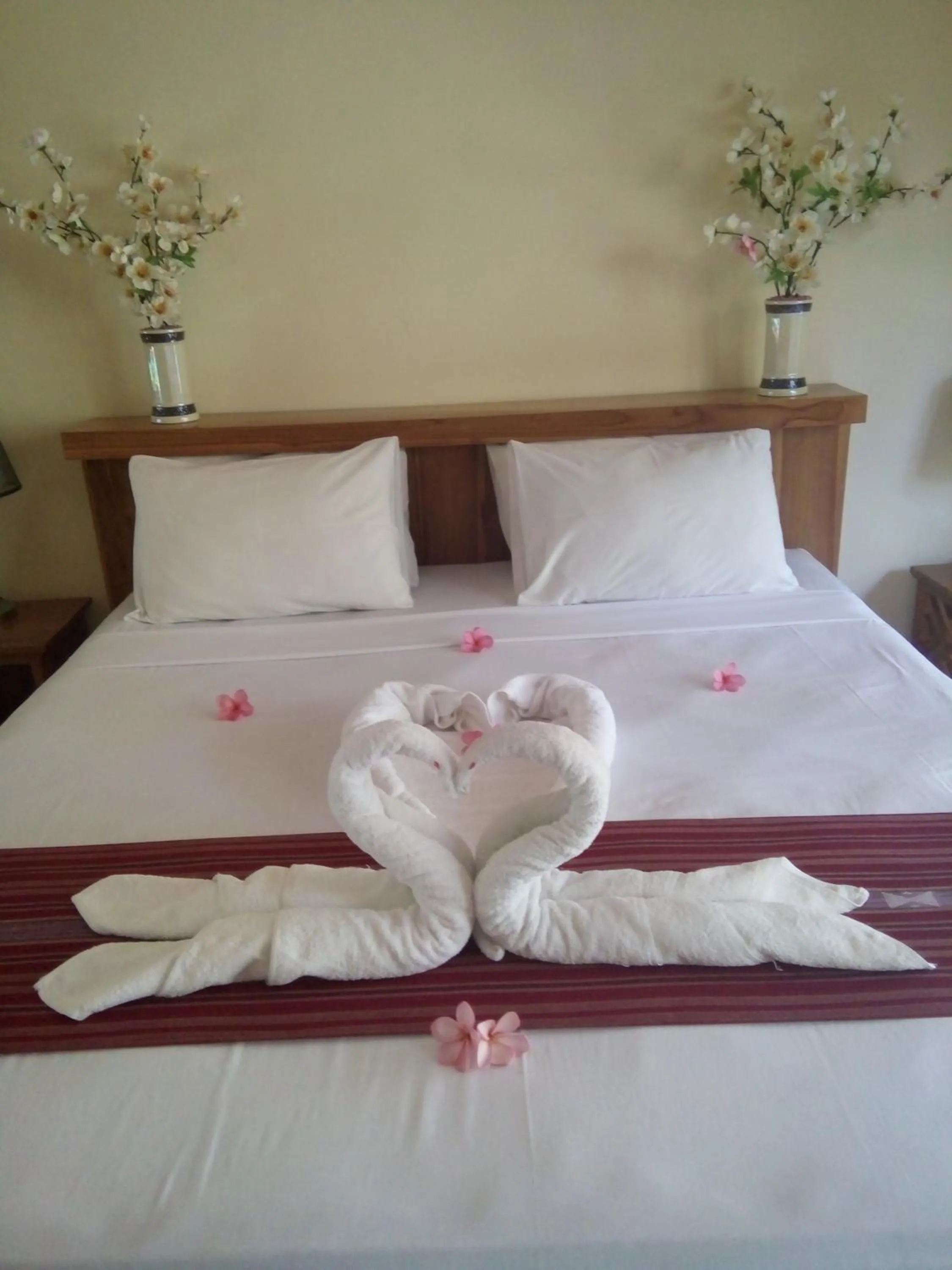 Bed in Villa Sahabat