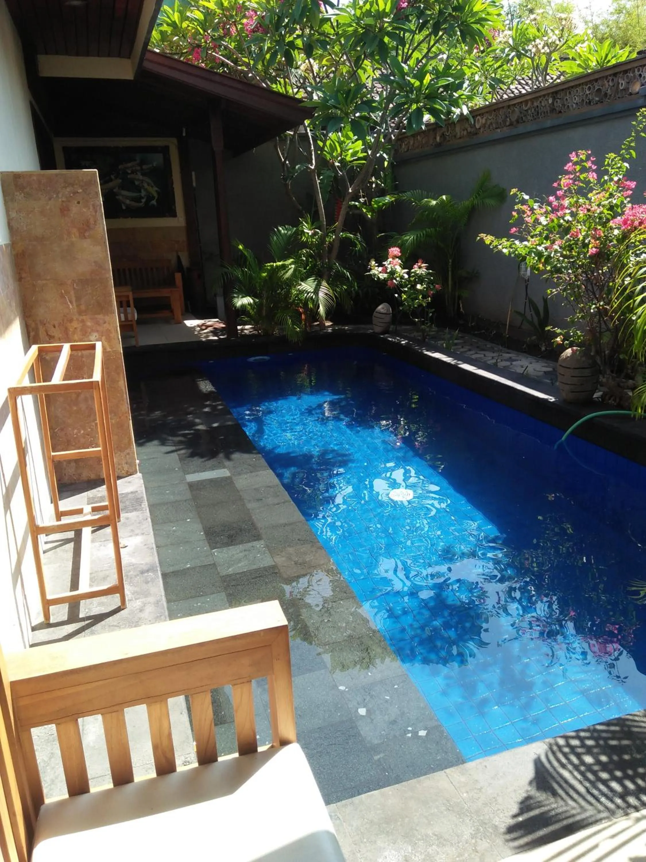 Pool view in Villa Sahabat