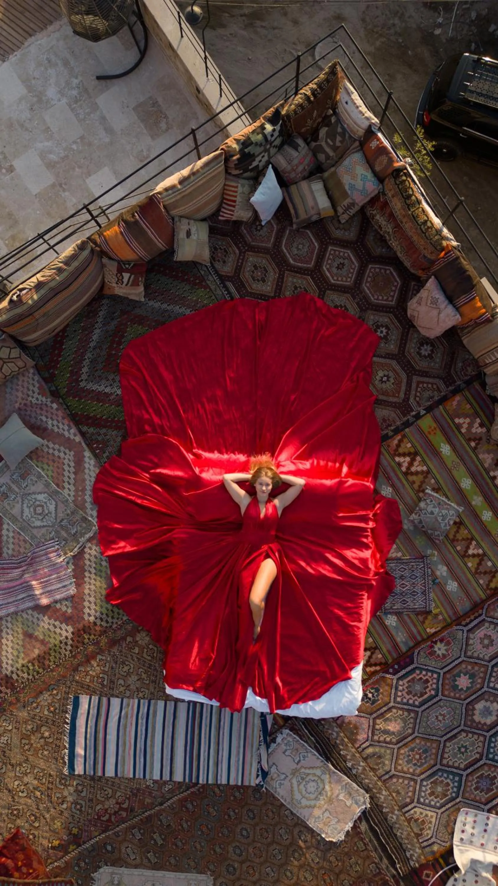 Patio in Angel View Suites