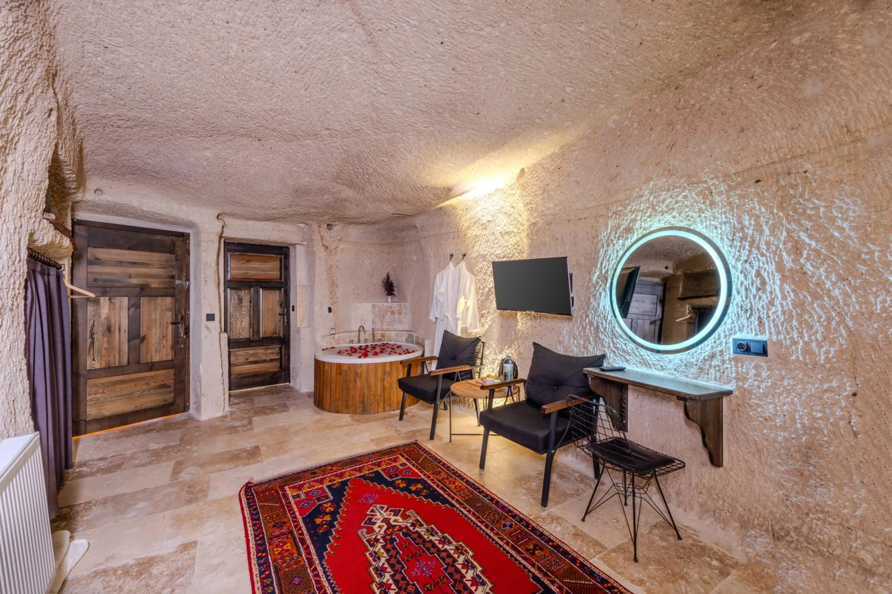 Living room in Angel View Suites