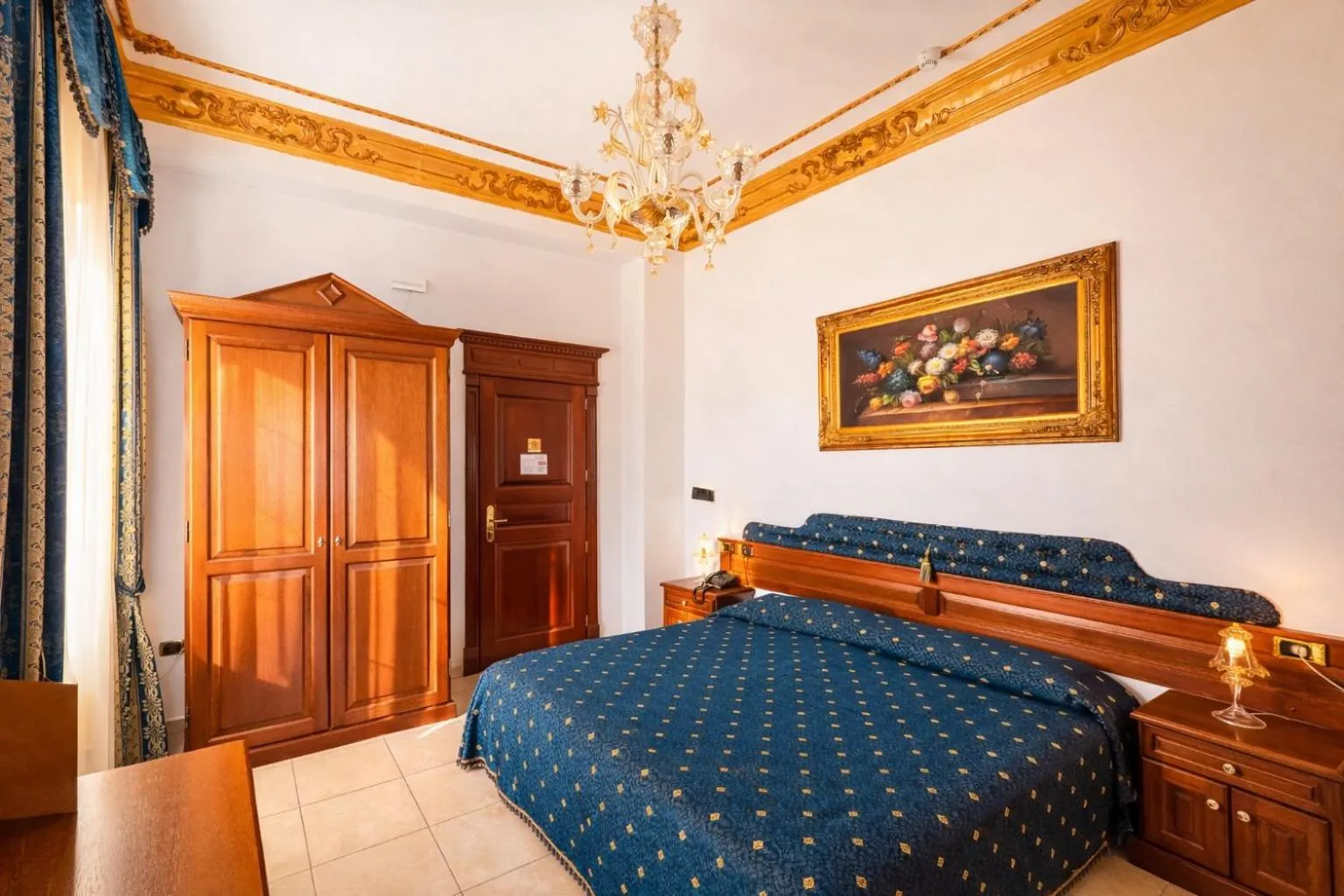 Bed in Euro Hotel Iglesias