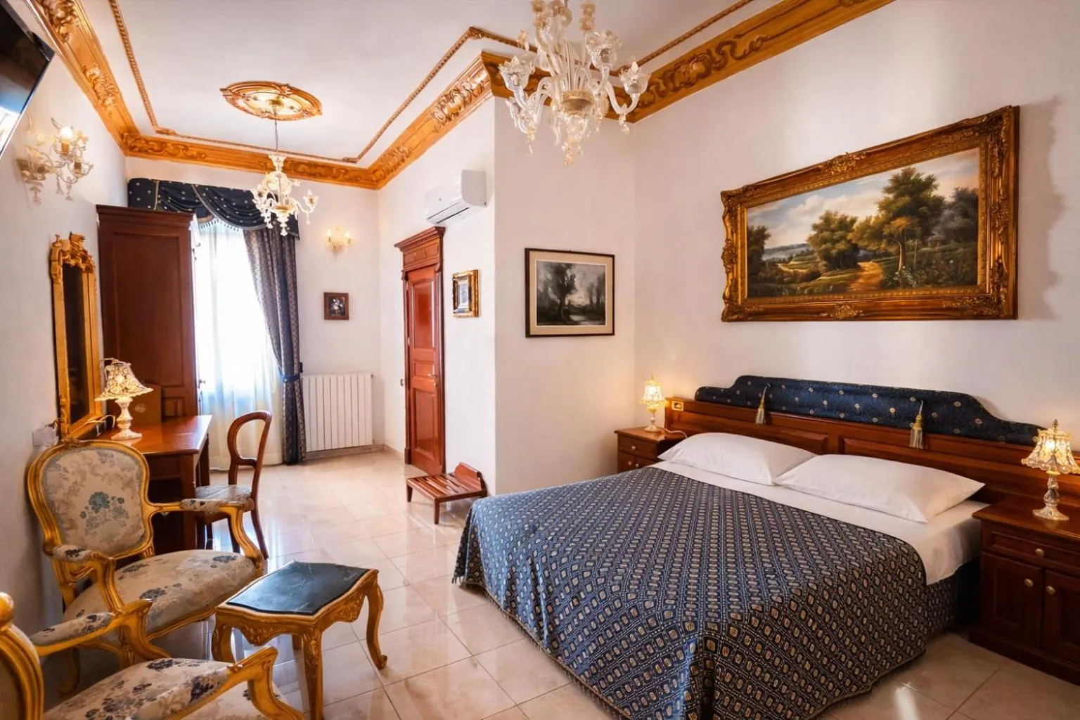 Bed in Euro Hotel Iglesias