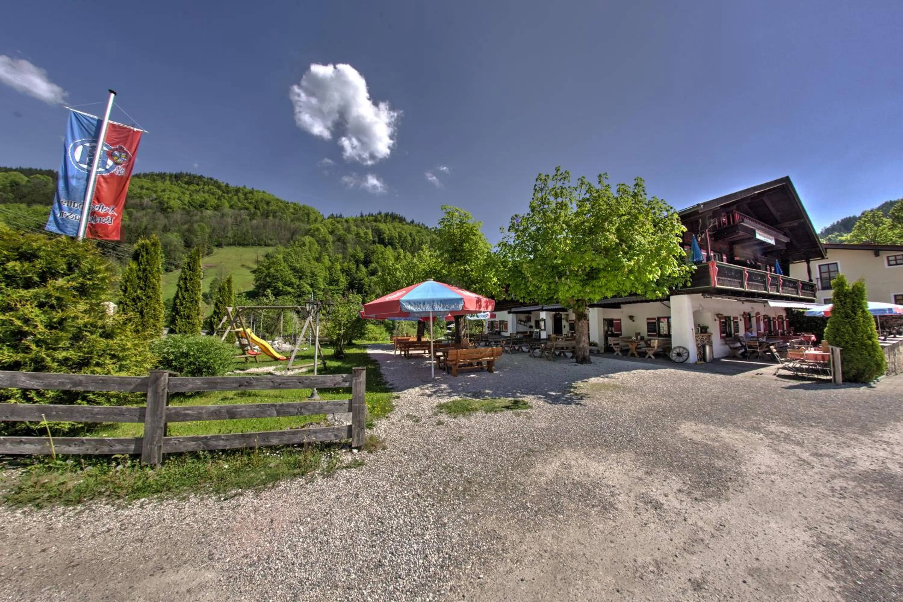 Garden in Wirtshaus und Pension Hocheck