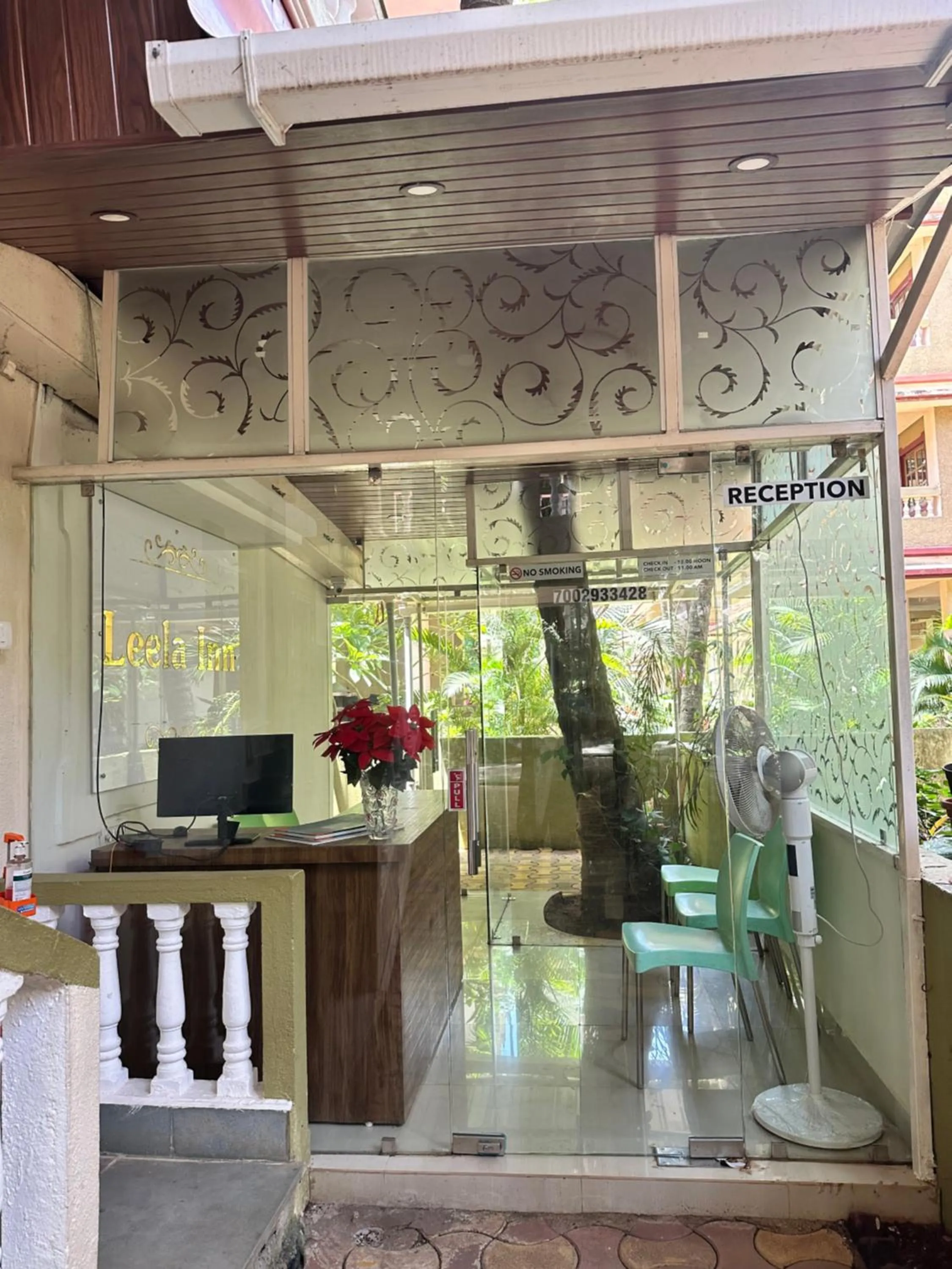 Seating area in Hotel Leela Inn Candolim