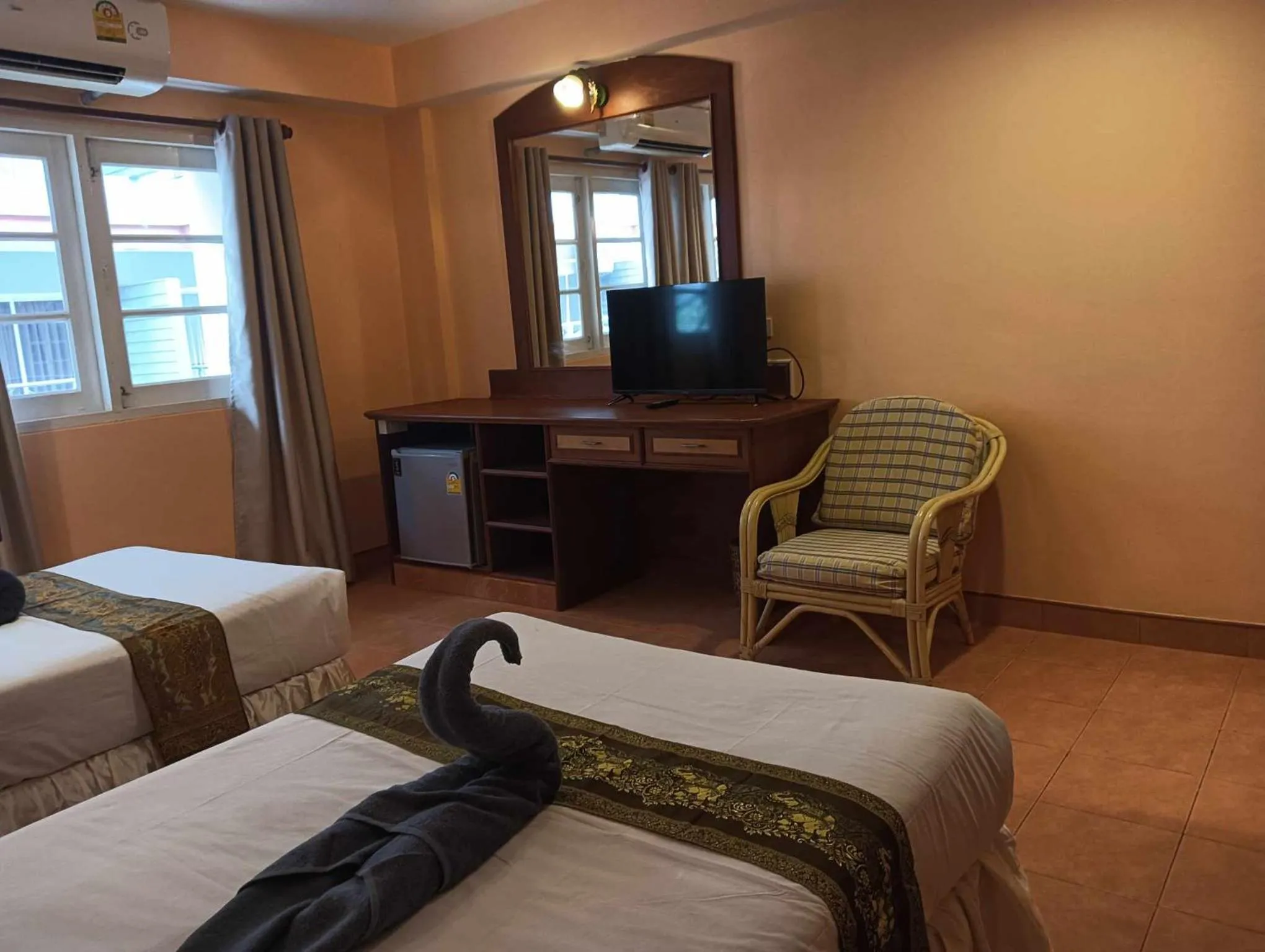 TV and multimedia, Bed in Nid Huahin Hotel